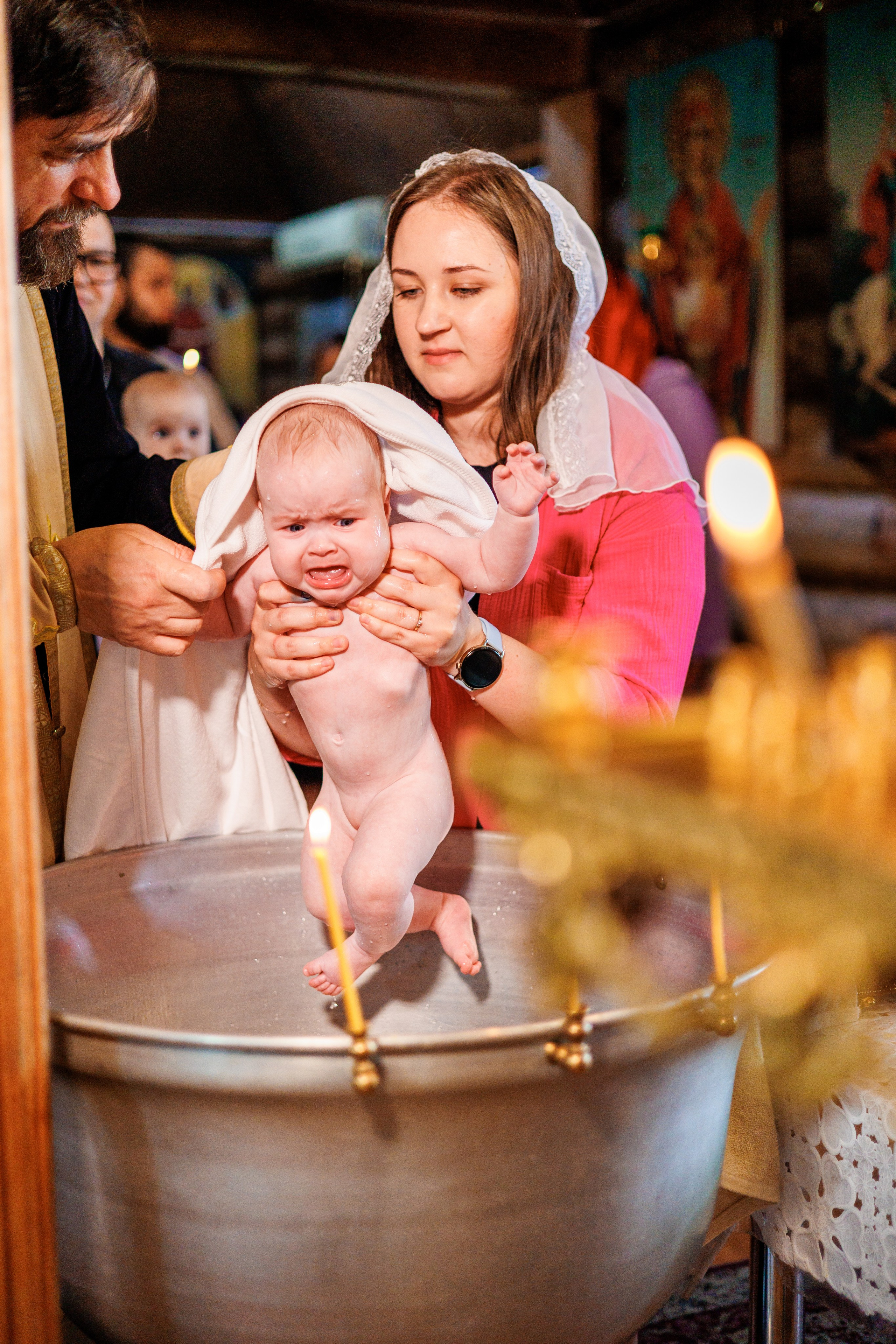 Крещение близняшек. Свадебный и семейный фотограф в Армавире