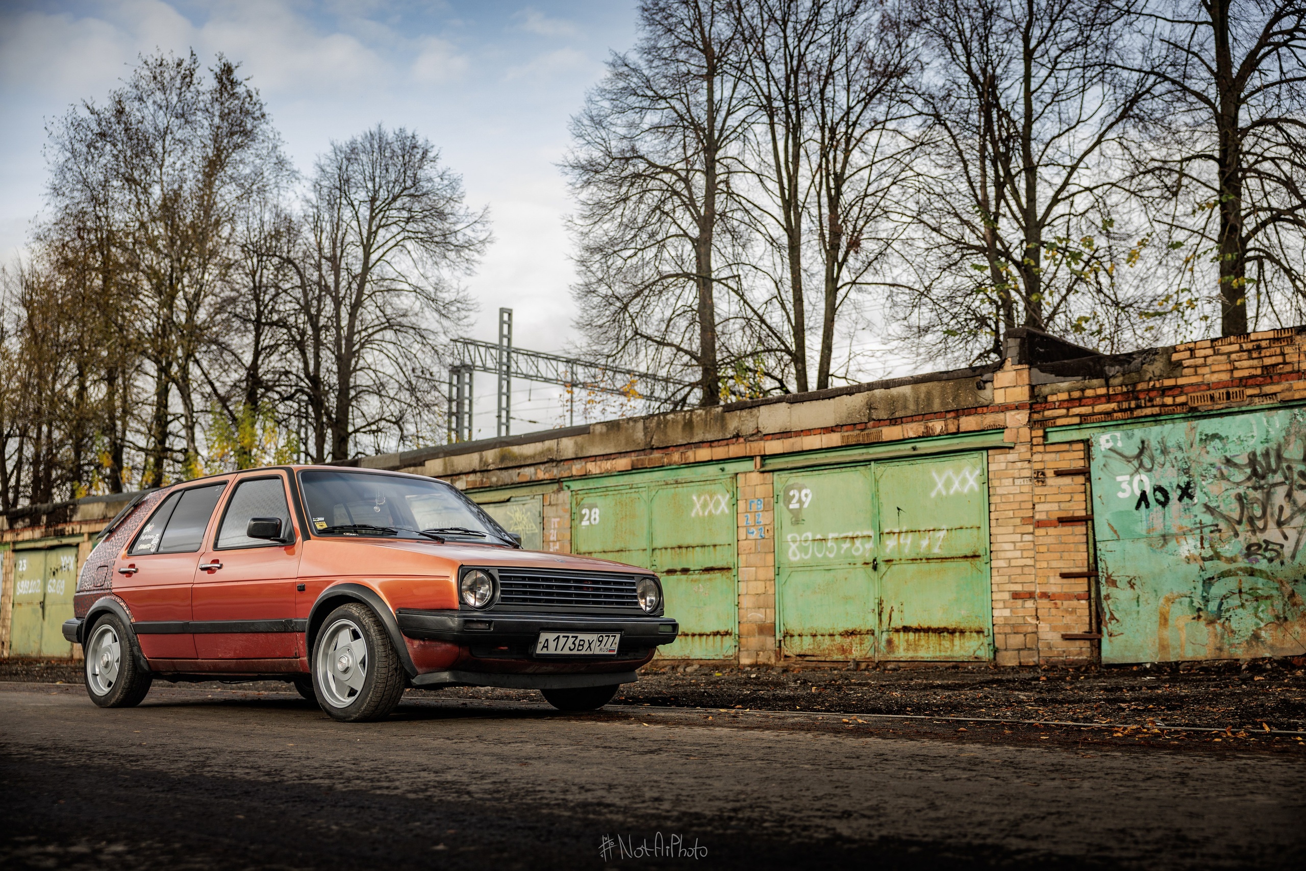 Фотосессия VW Golf 2. #NotAiPhoto — автомобильный фотограф
