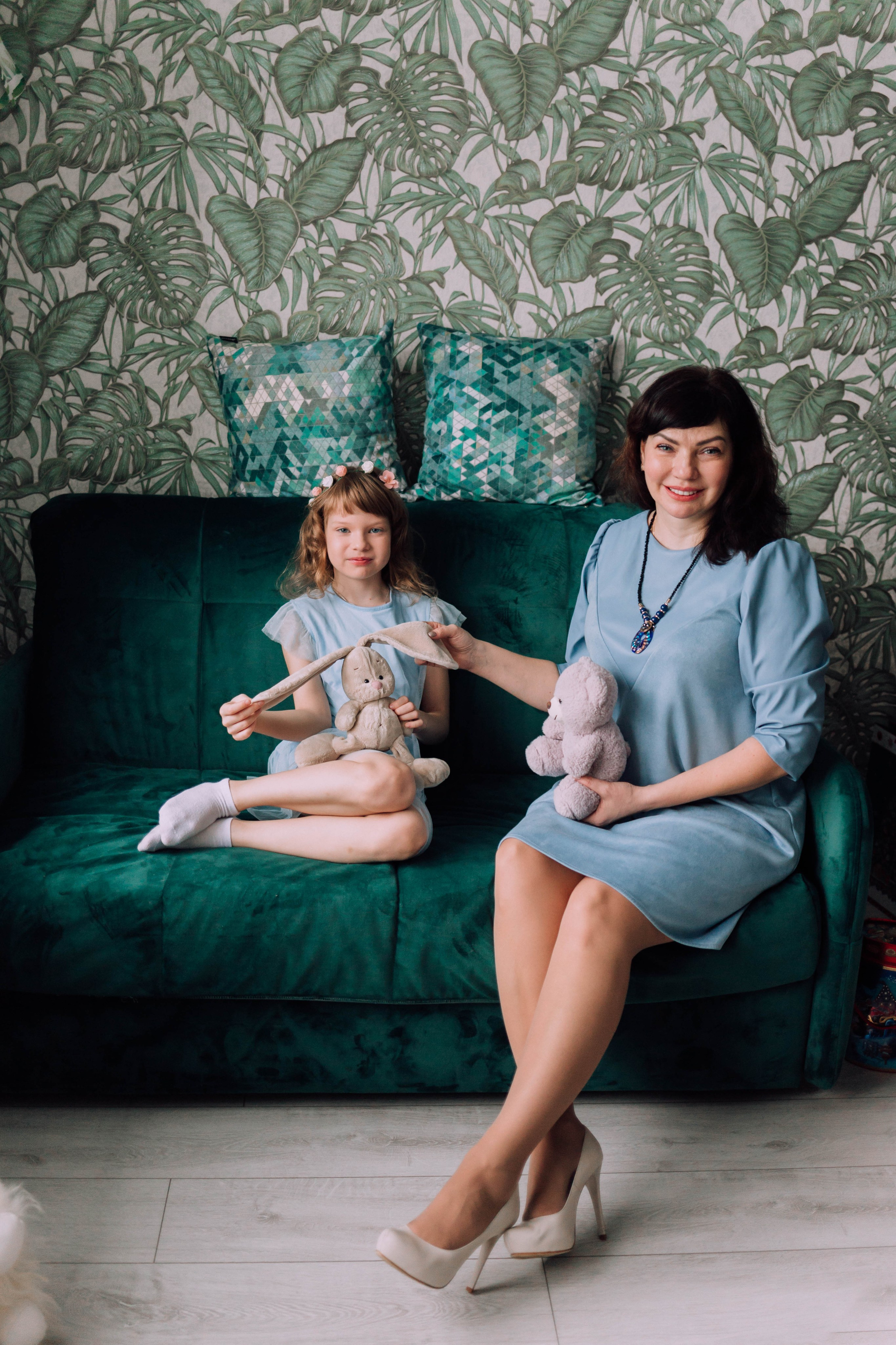 НАТАЛЬЯ И УЛЬЯНА ДОМА. Семейный Фотограф в Санкт-Петербурге Пушкин Анастасия Дьяконенкова