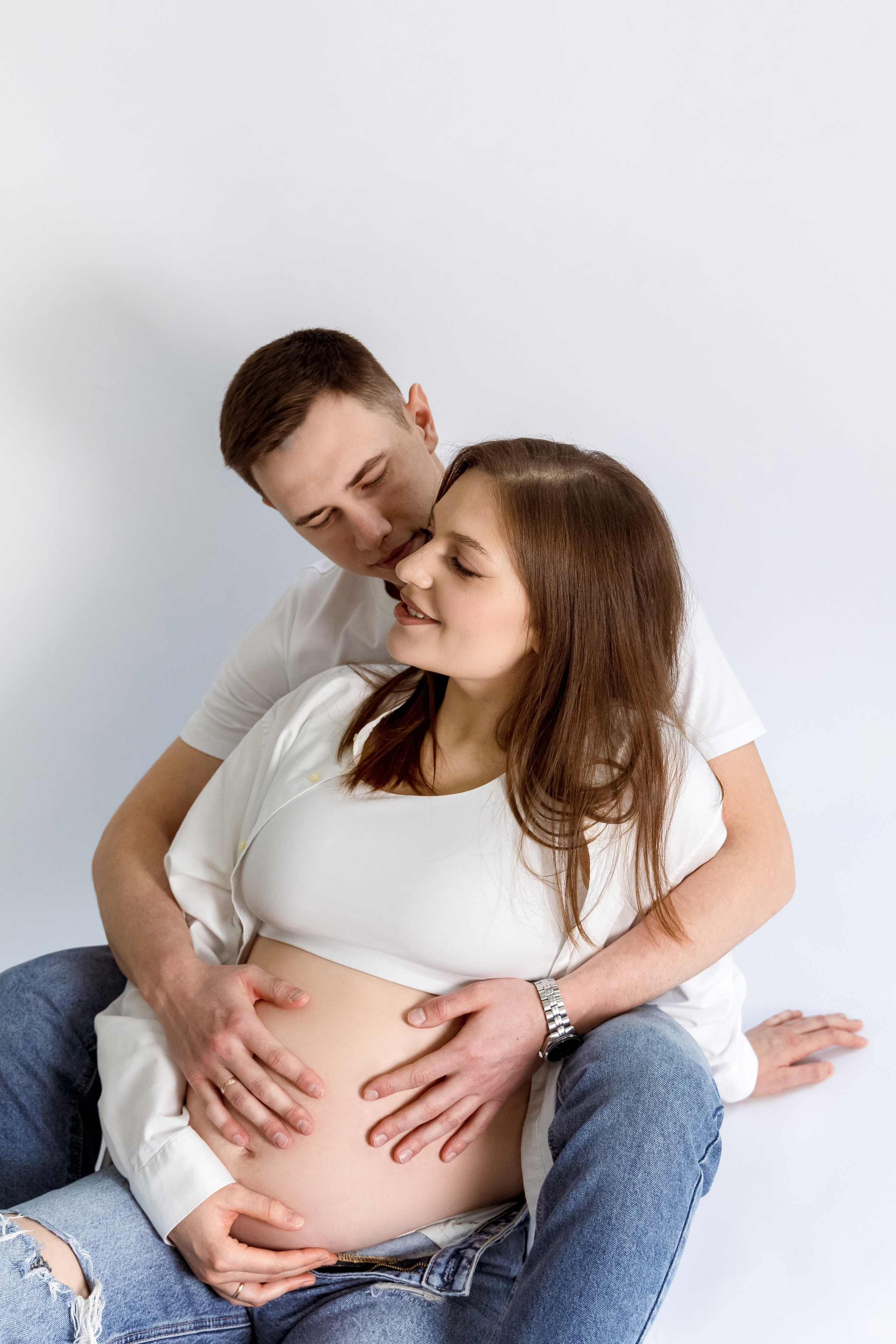 Студийная съёмка беременности. Свадебный и семейный фотограф в Каспийске Алёна Нурмагомедова