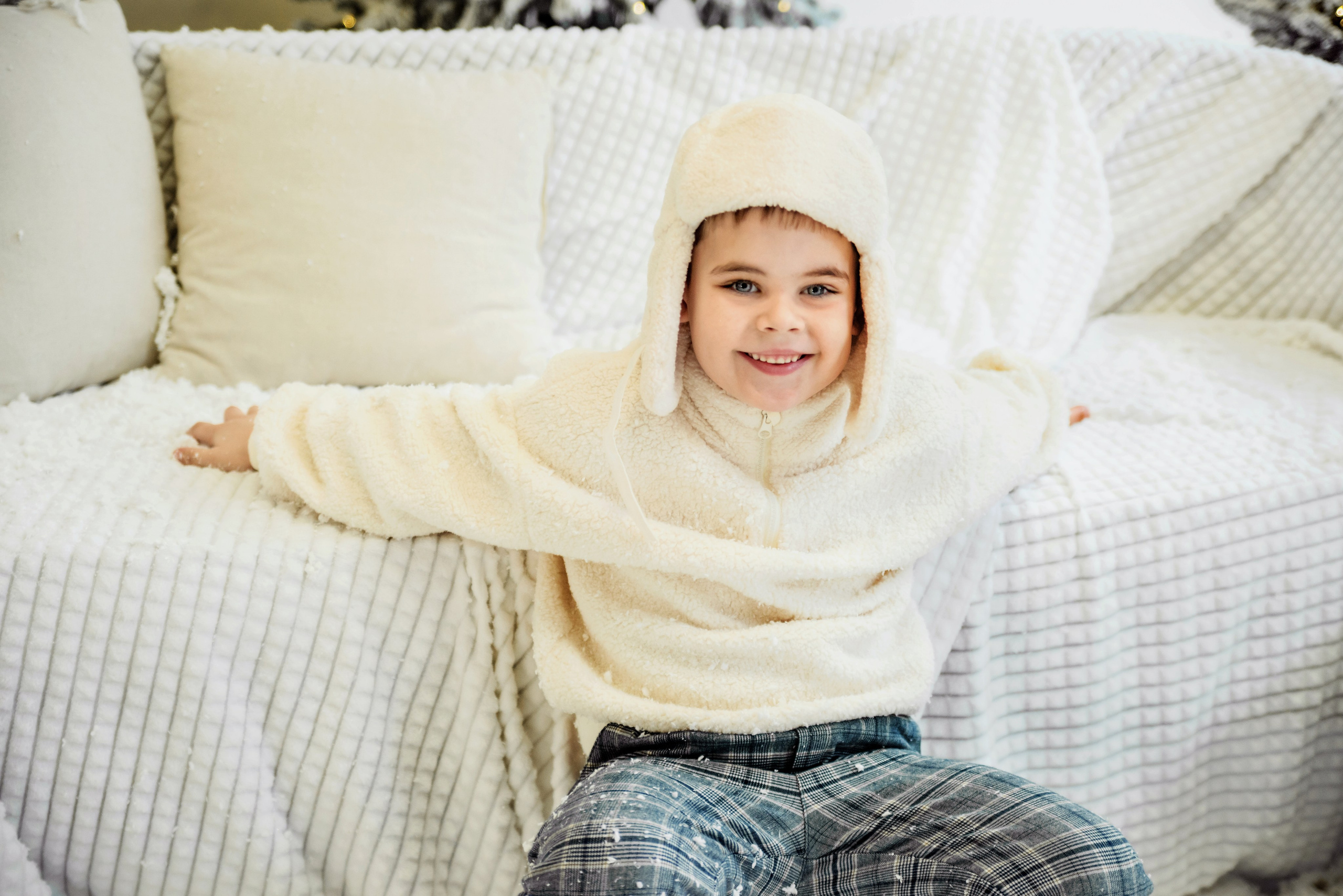 Дети в снежной студии. Фотограф и дизайнер в Москве Екатерина Лобачева