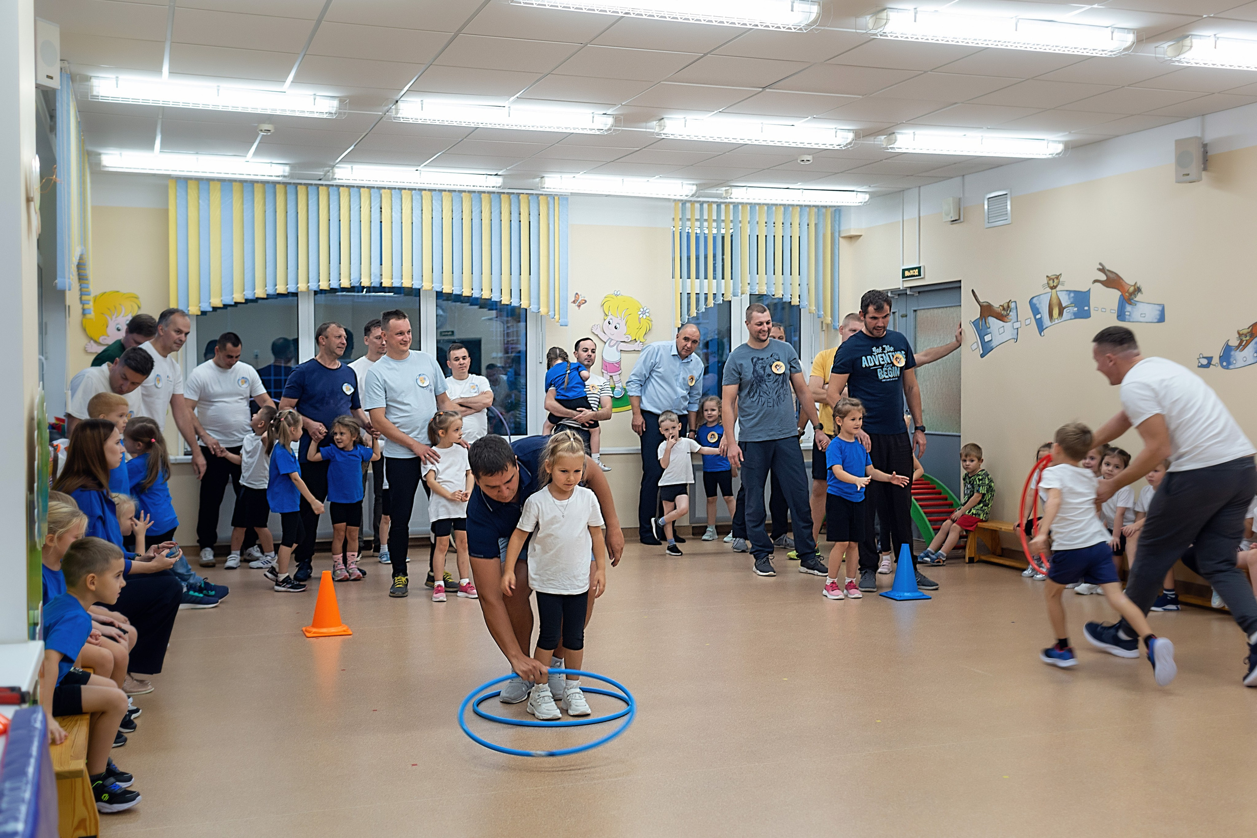 День пап в детском саду_2024. Семейный фотограф в Санкт-Петербурге