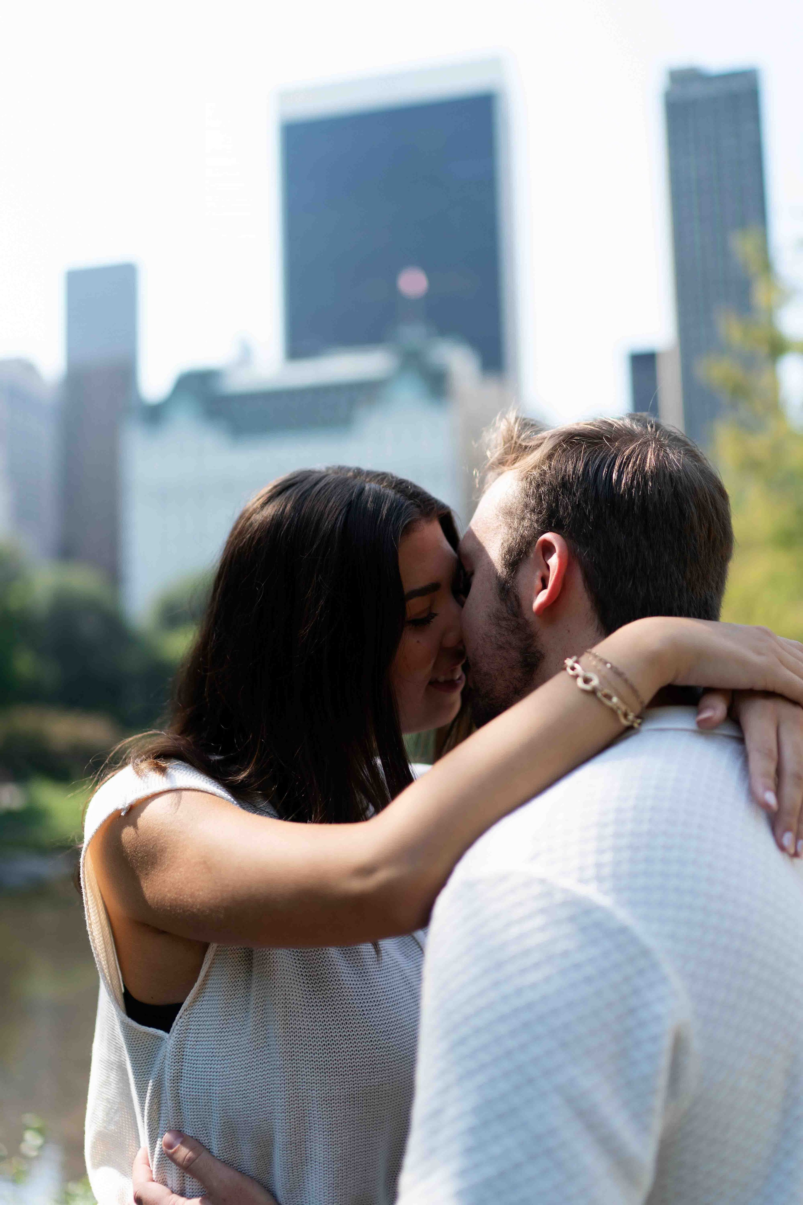 Engagement central park. New York photographer RINAT SHAHMETOV in New York city