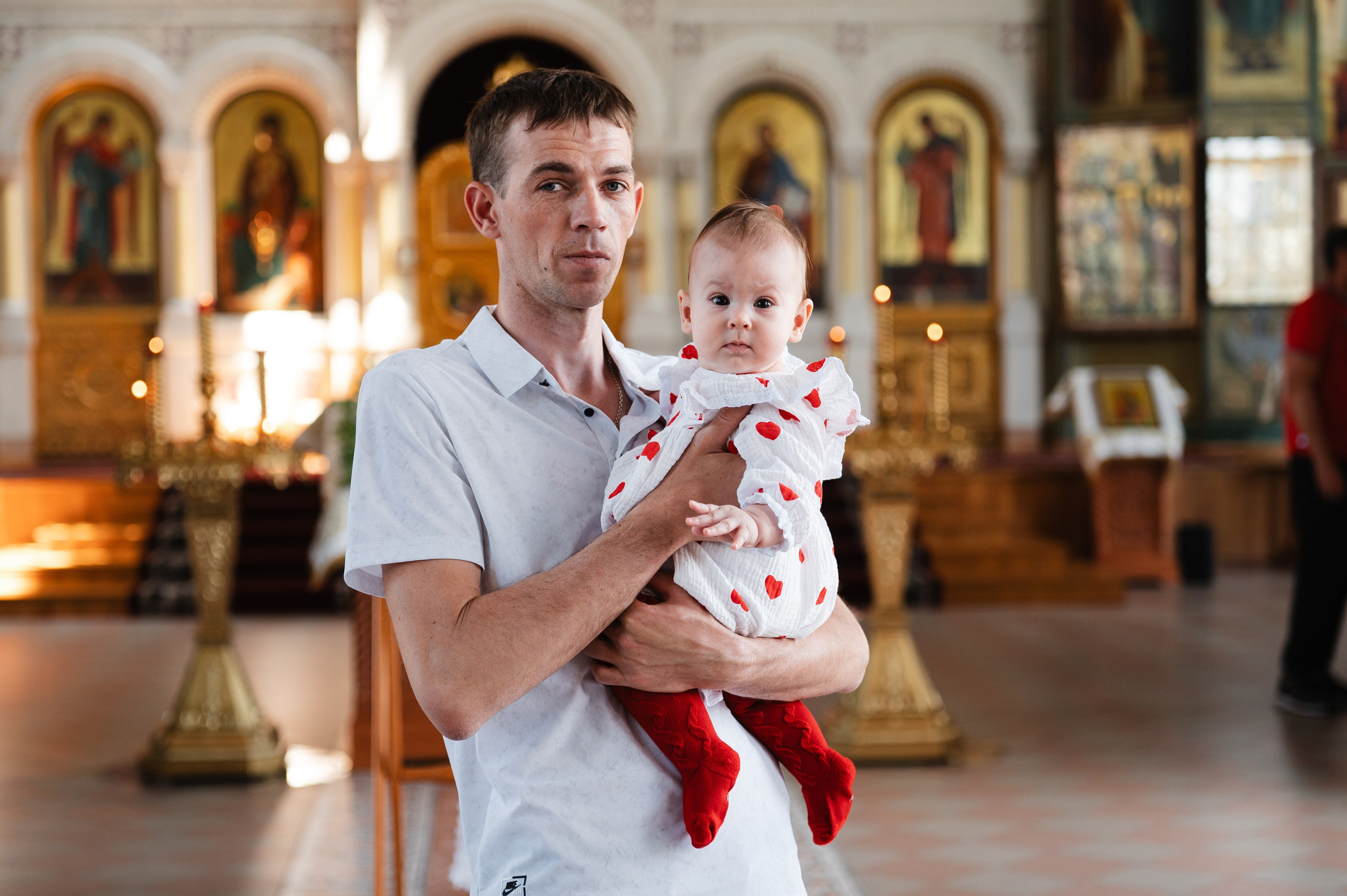 Таинство Крещения Дарьи (Храм Преполовения Пятидесятницы). Фотограф Ярута Оксана / Ростов-на-Дону