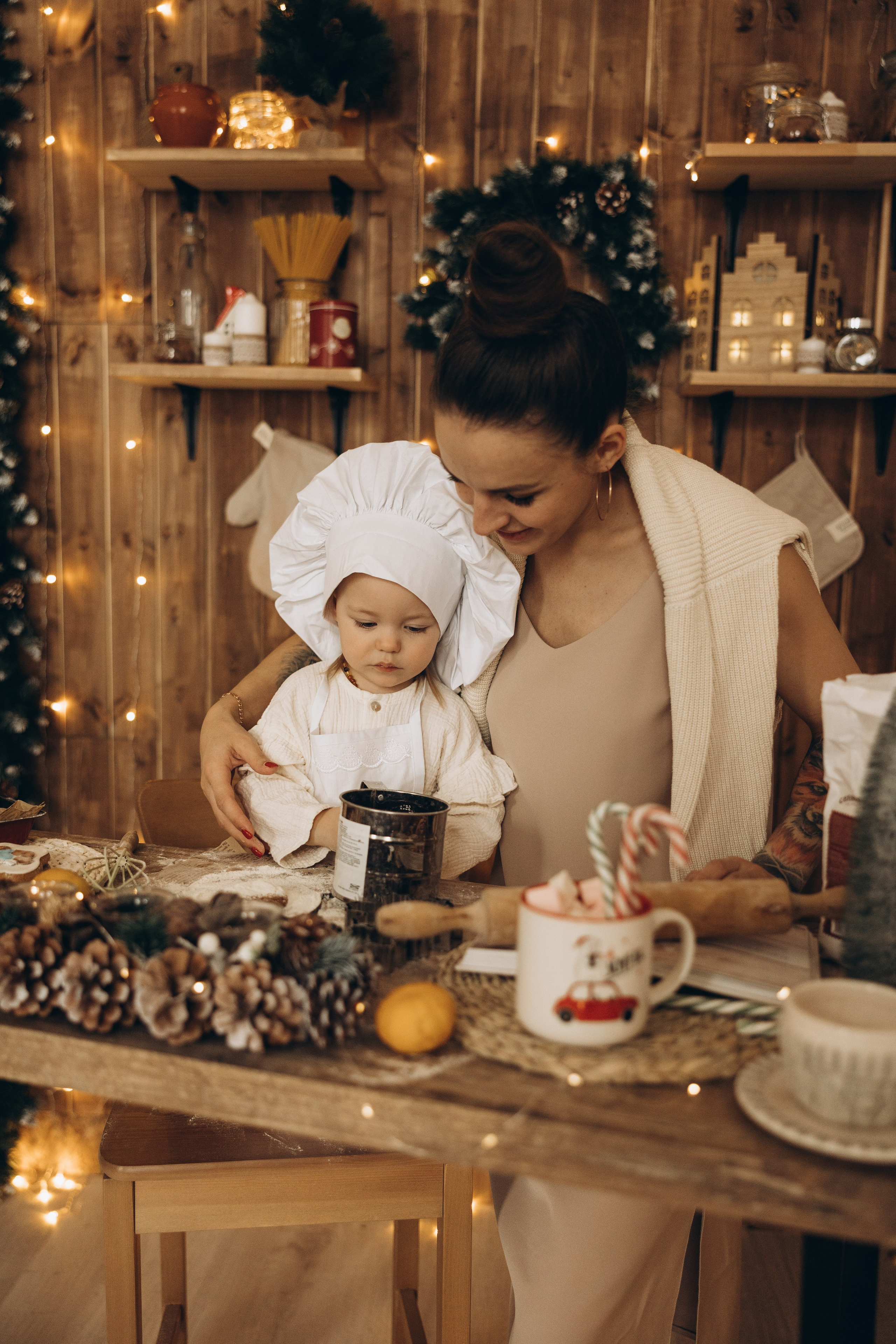Ольга и Мирослава НГ. Семейный фотограф в Москве Виктория Ястребинская