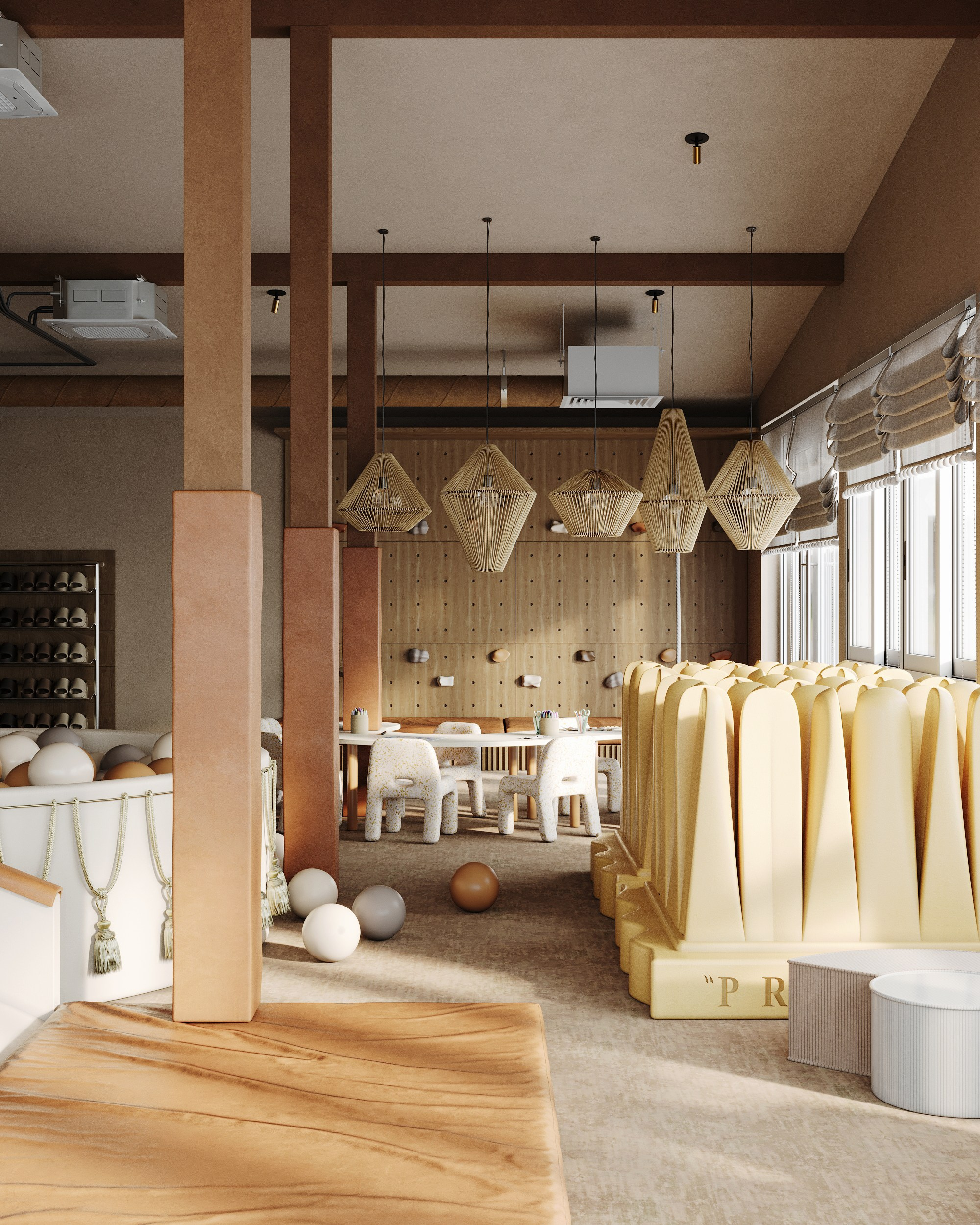 Чайхона: игровая комната | in2design. 3D визуализатор Екатерина Минакова