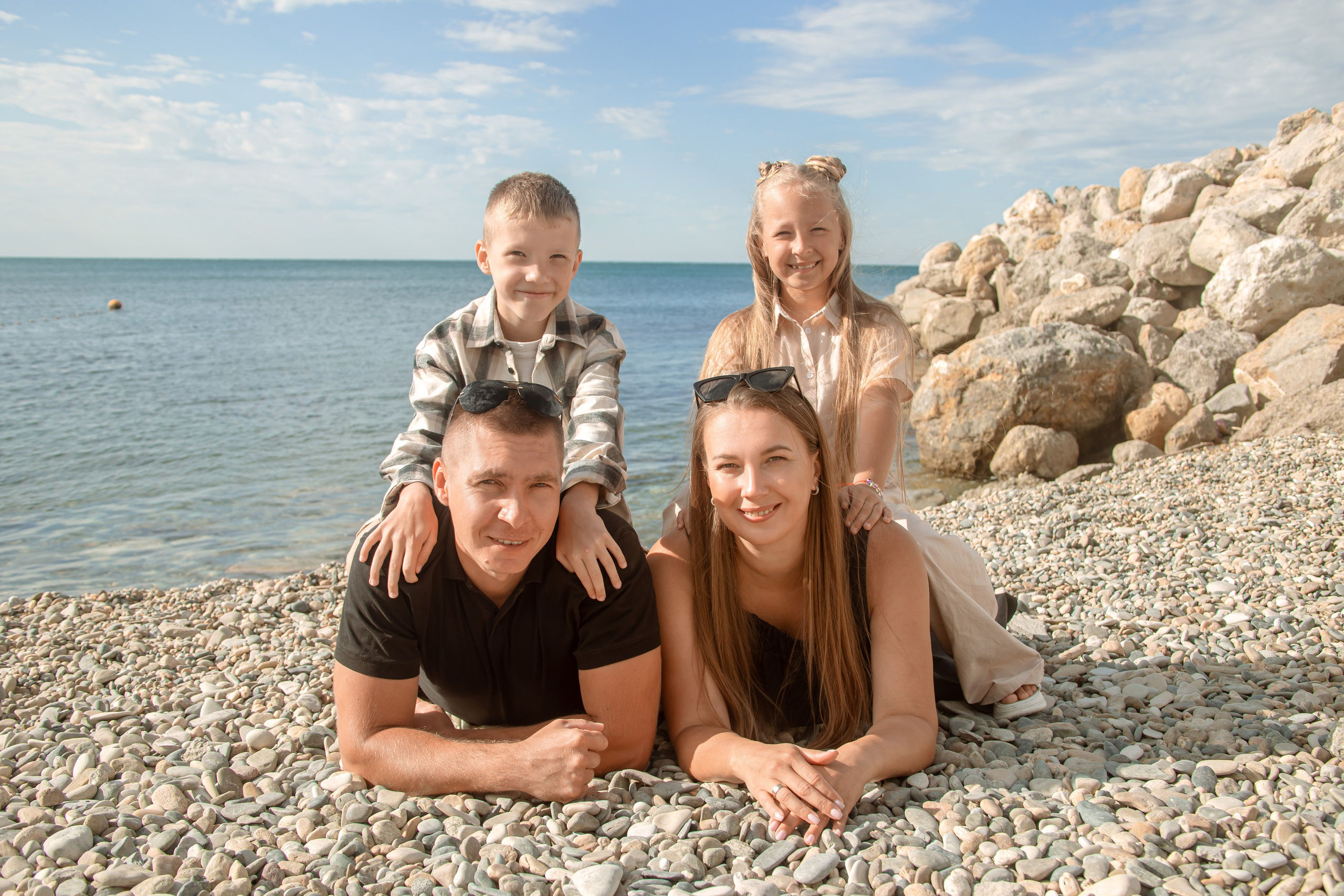 Елена, Александр, Ульяна и Иван. Фотограф в Геленджике, Архипо-Осиповке, Абрау-Дюрсо, Кринице Виктория