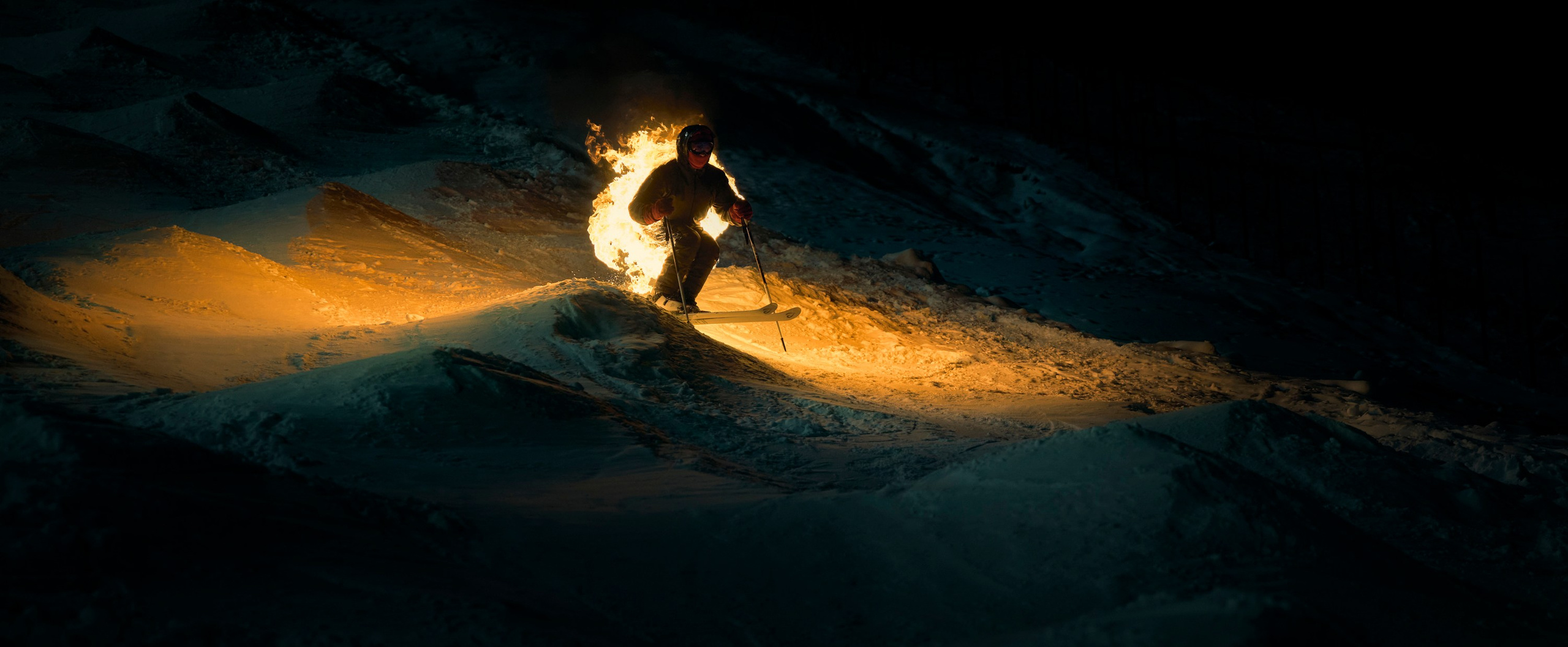 Burning Mogul. Creative photographer Denis Klero