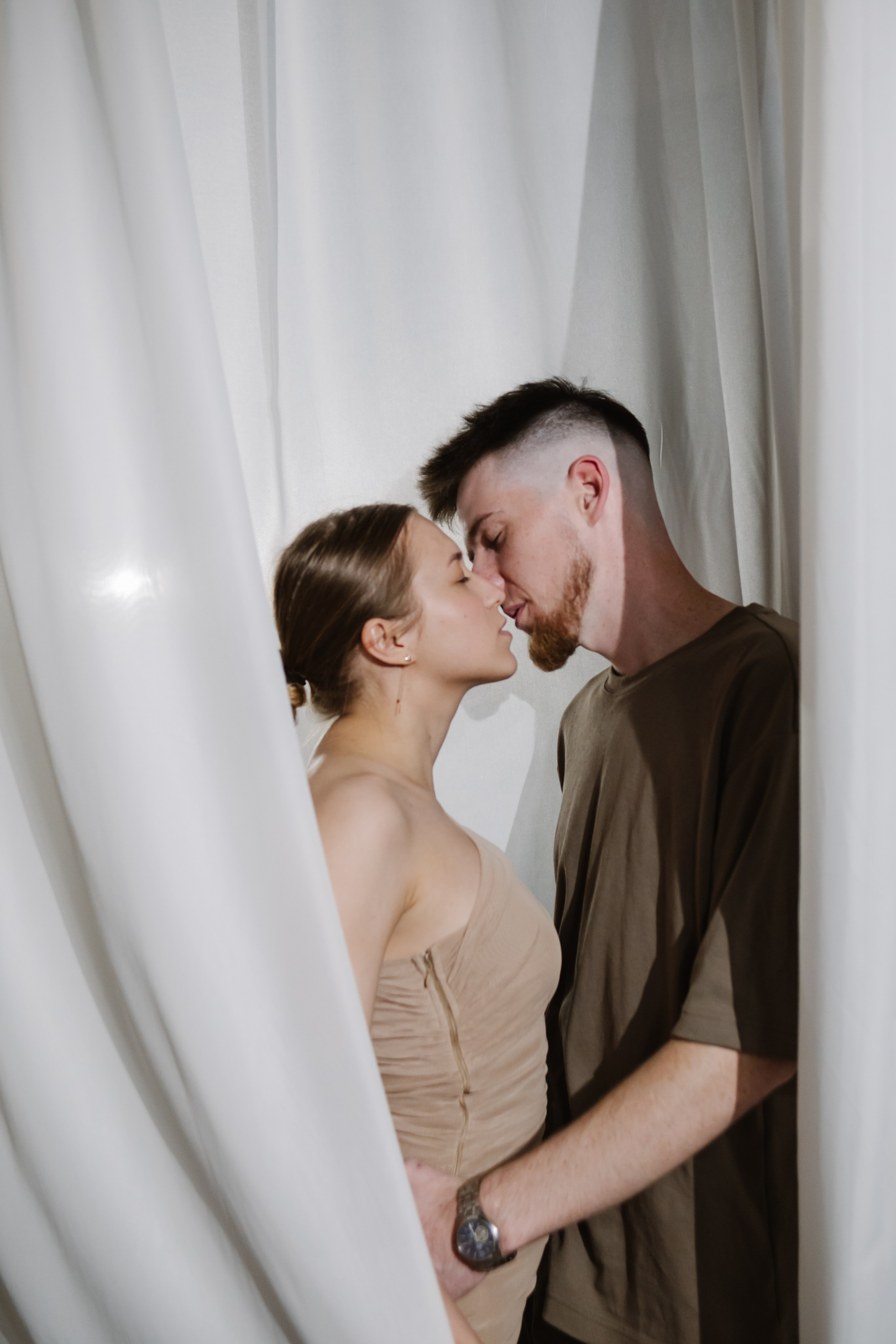 Студийная парная фотосессия Ани и Вити. Портретный и репортажный фотограф в Санкт-Петербурге | Валерия Кайряк