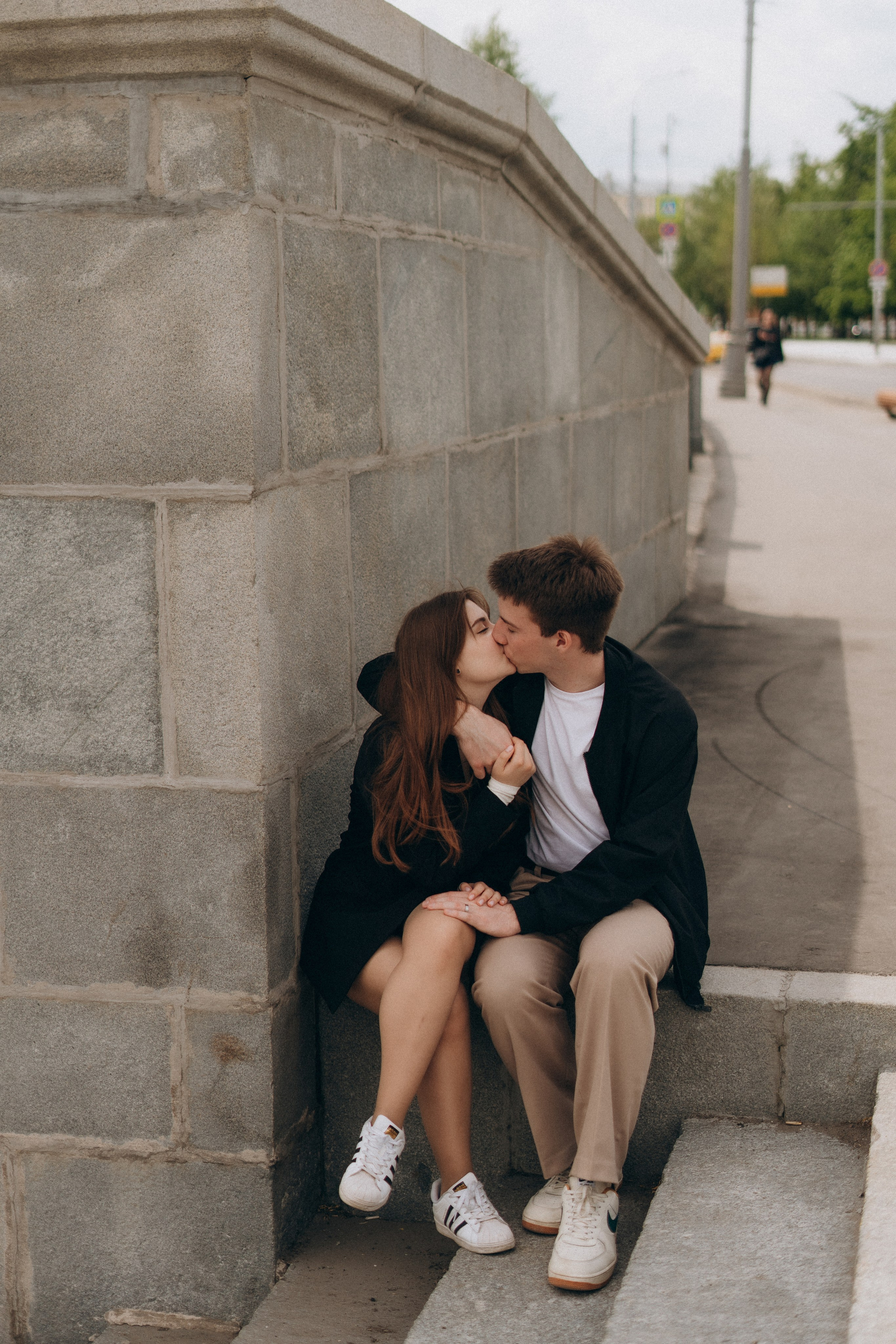 Юля и Даня | Прогулка по улицам Москвы. Фотограф Москва Виктория-Антуанетта