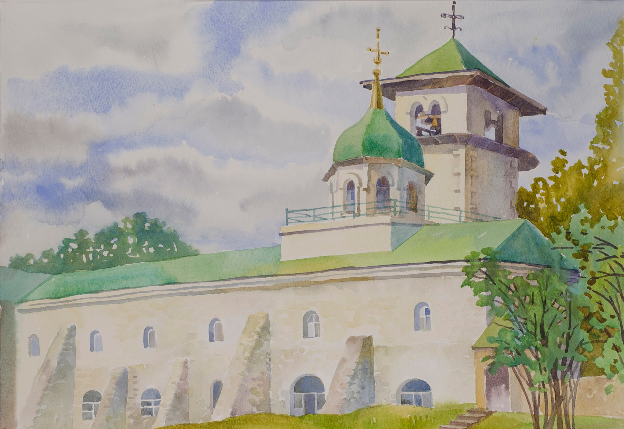 Акварельная живопись. Тихонова Анна —художник-график, художник-монументалист, живописец, педагог