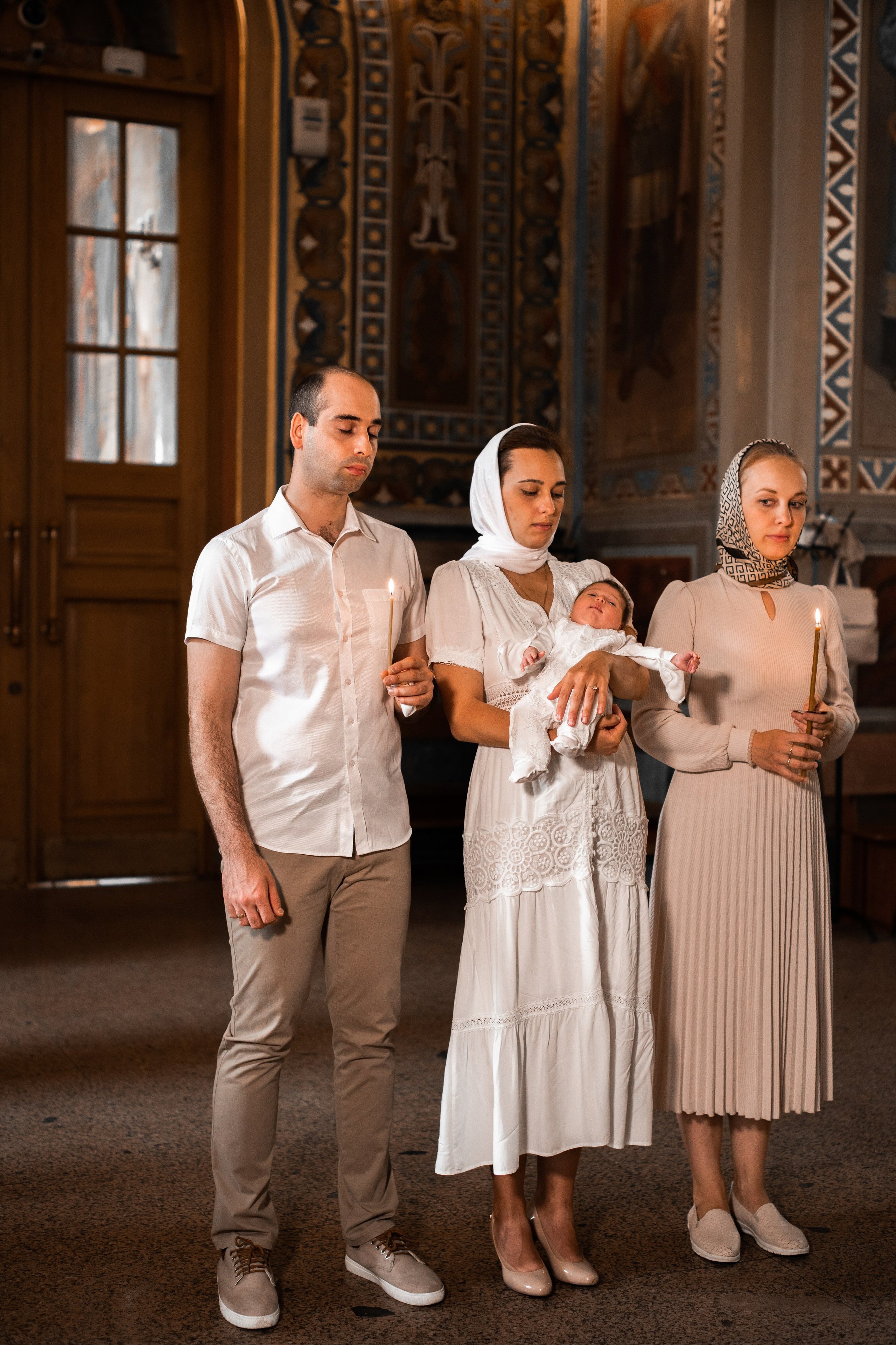 Крещение в Храме Сергия Радонежского Нижний Новгород. Фотограф на крещение и венчание в Нижнем Новгороде.Свадебный Фотограф