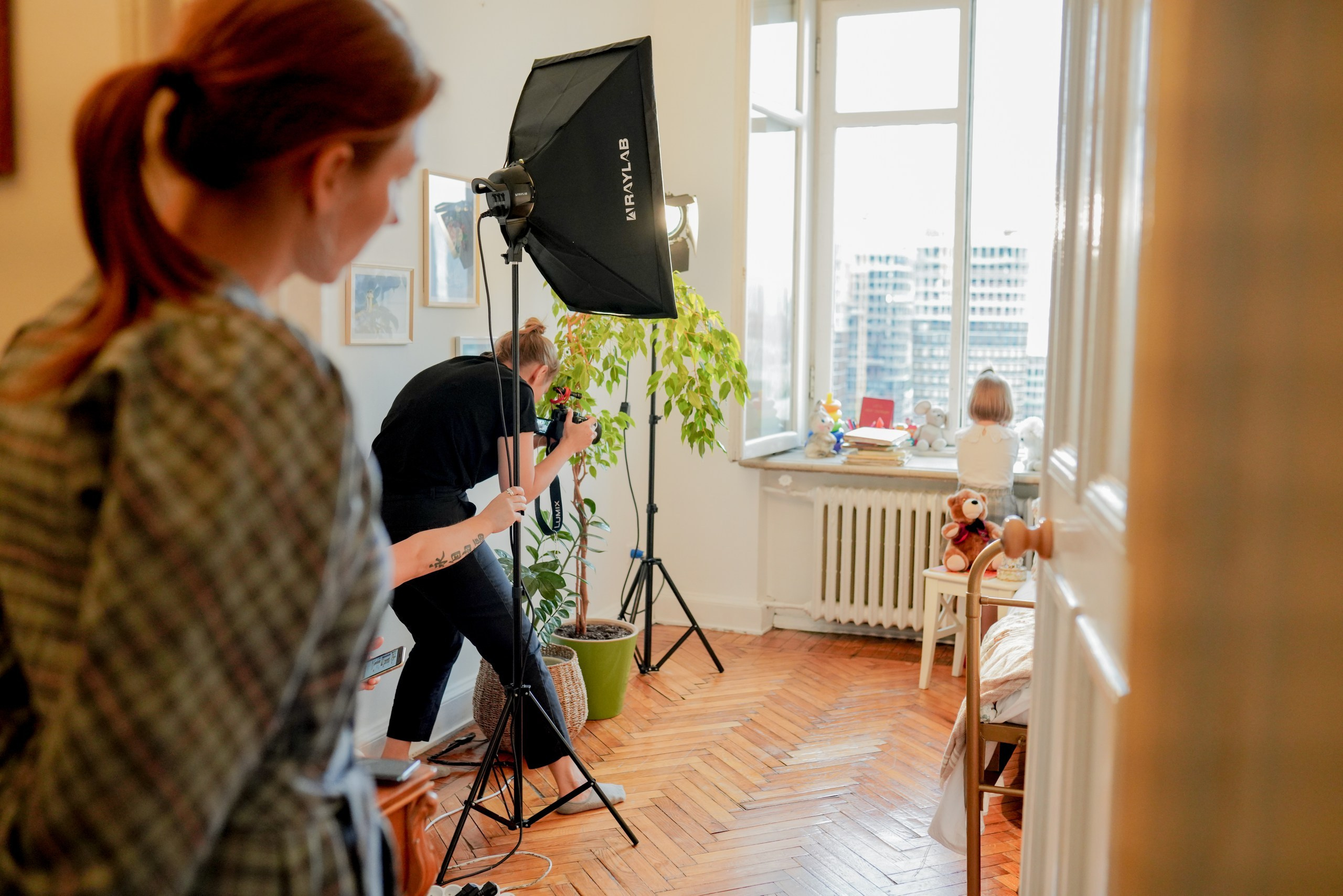 Бэкстейдж со съемок фильма. Семейный фотограф в Москве Лилия Лебедева