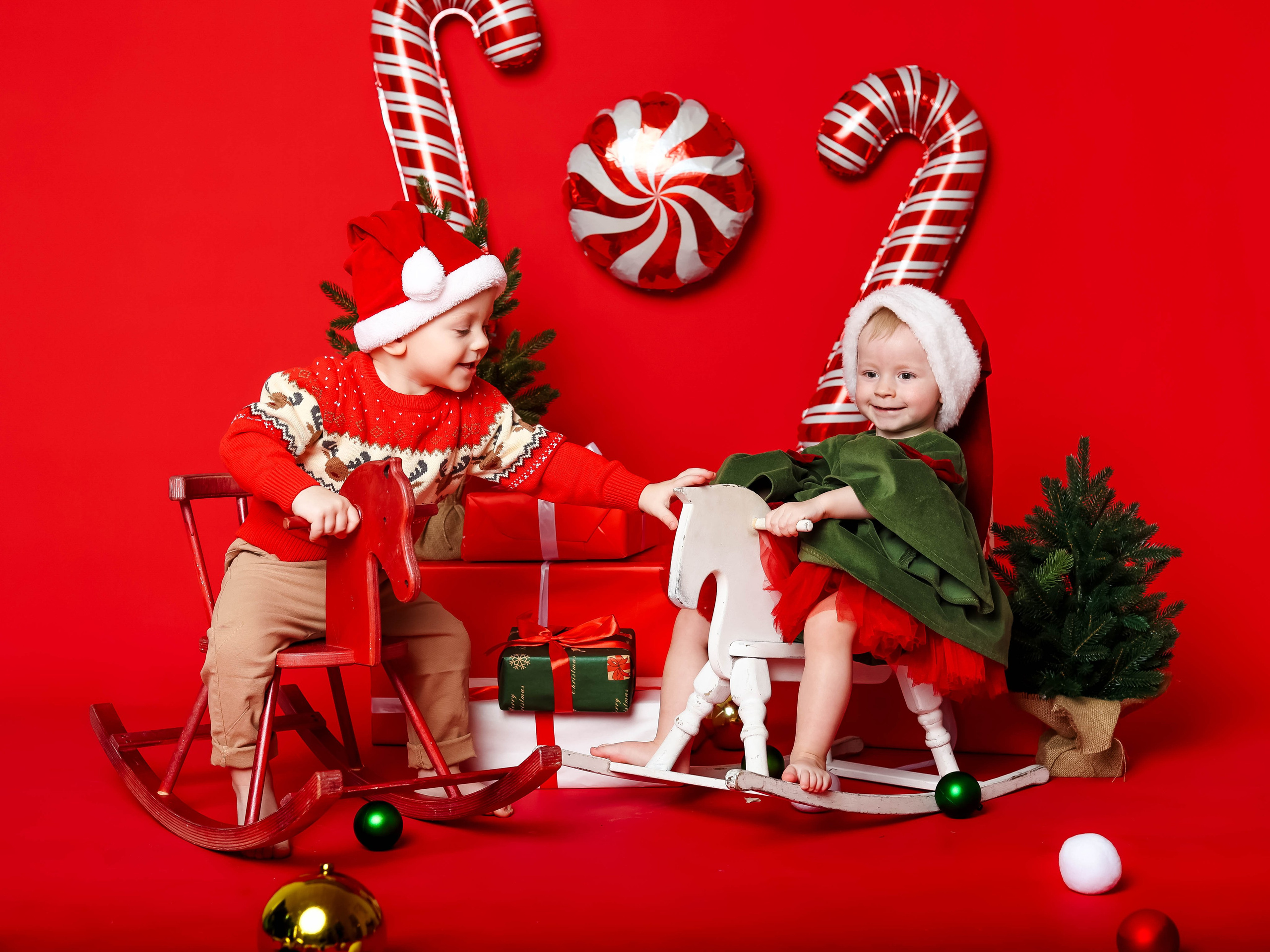 Новогодняя фотосессия на годик, два и три!. Семейный и детский фотограф Москва Елена Екимова 8926-895-38-86