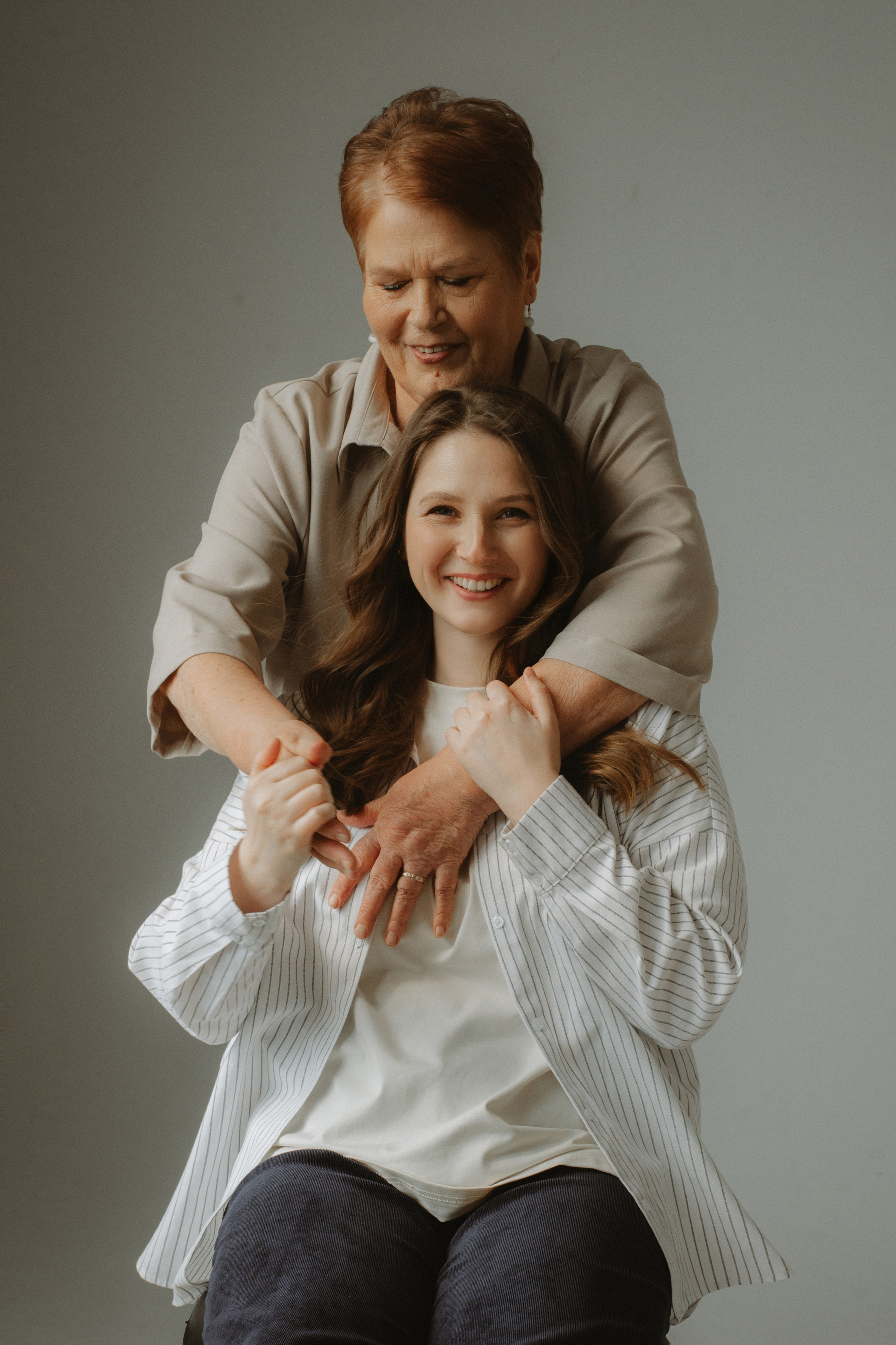 Людмила и Катя. Семейный фотограф • Домашние съемки в Нижнем Новгороде