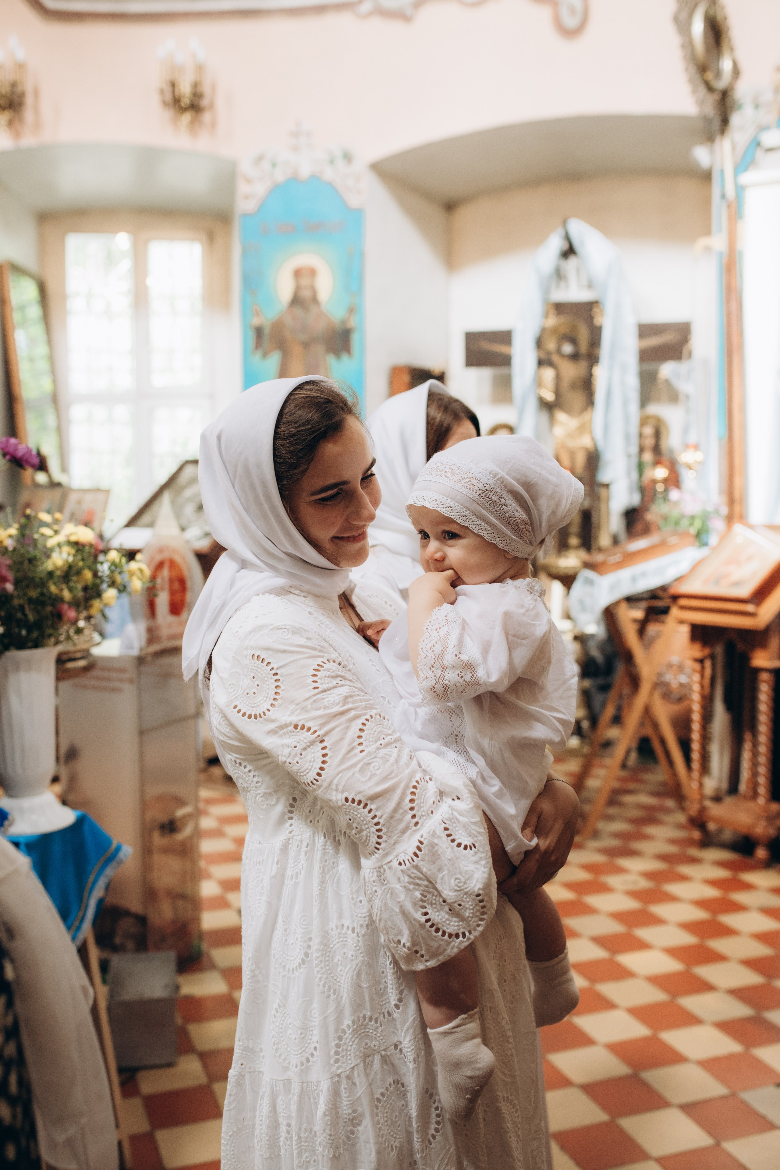 Крещение Христина. Семейный и домашний фотограф в Москве и МО Королева Валерия
