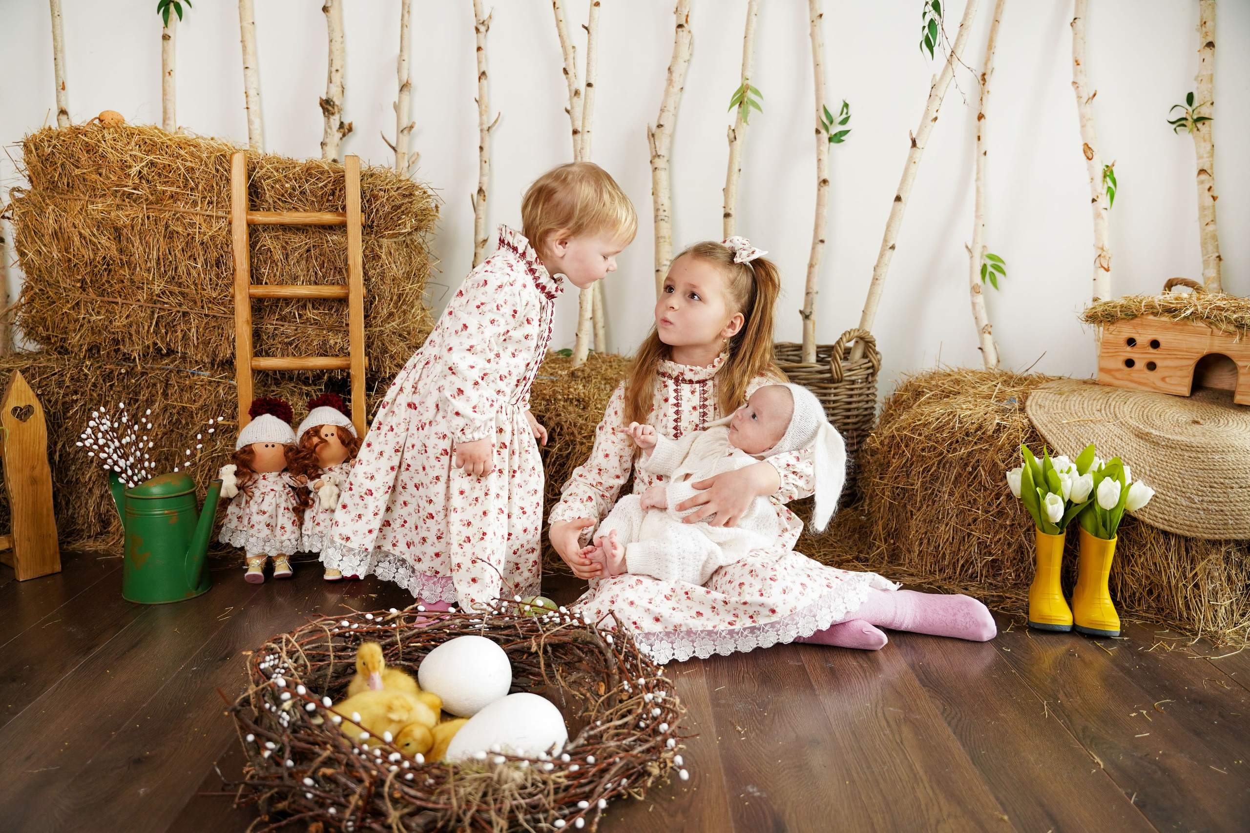 ПРОЕКТ «ПАСХАЛЬНЫЙ» С УТЯТАМИ. Фотограф в Ялте Инна Найден. Детский и семейный фотограф