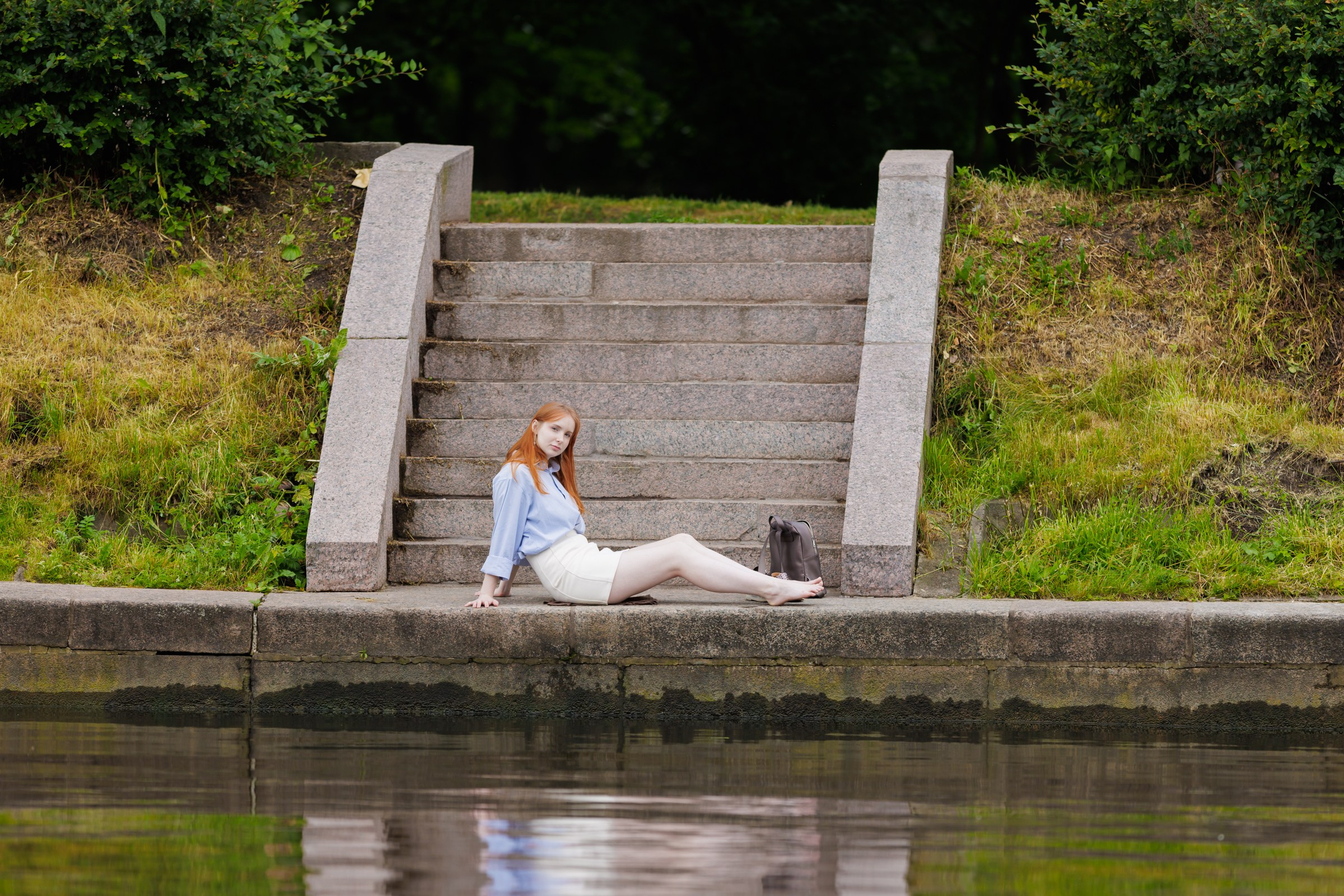 Маша Исаева. Петровский парк. Портретный фотограф в Санкт-Петербурге Александр Быстрицкий
