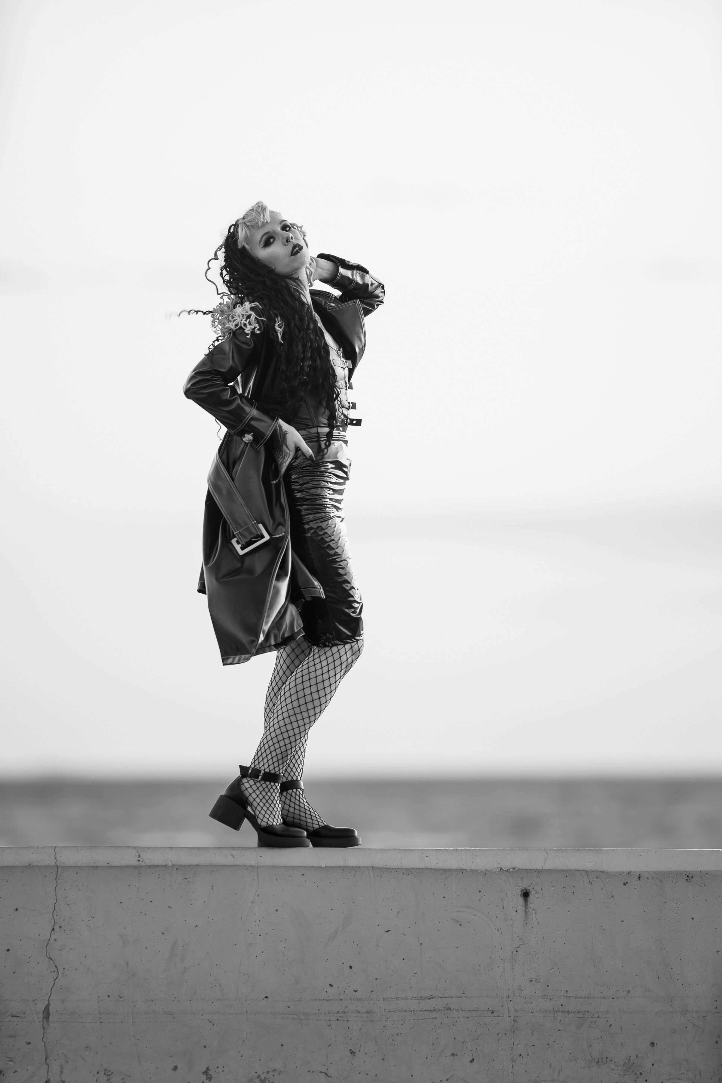 Оля. Паркинг. Портретный фотограф в Санкт-Петербурге Александр Быстрицкий