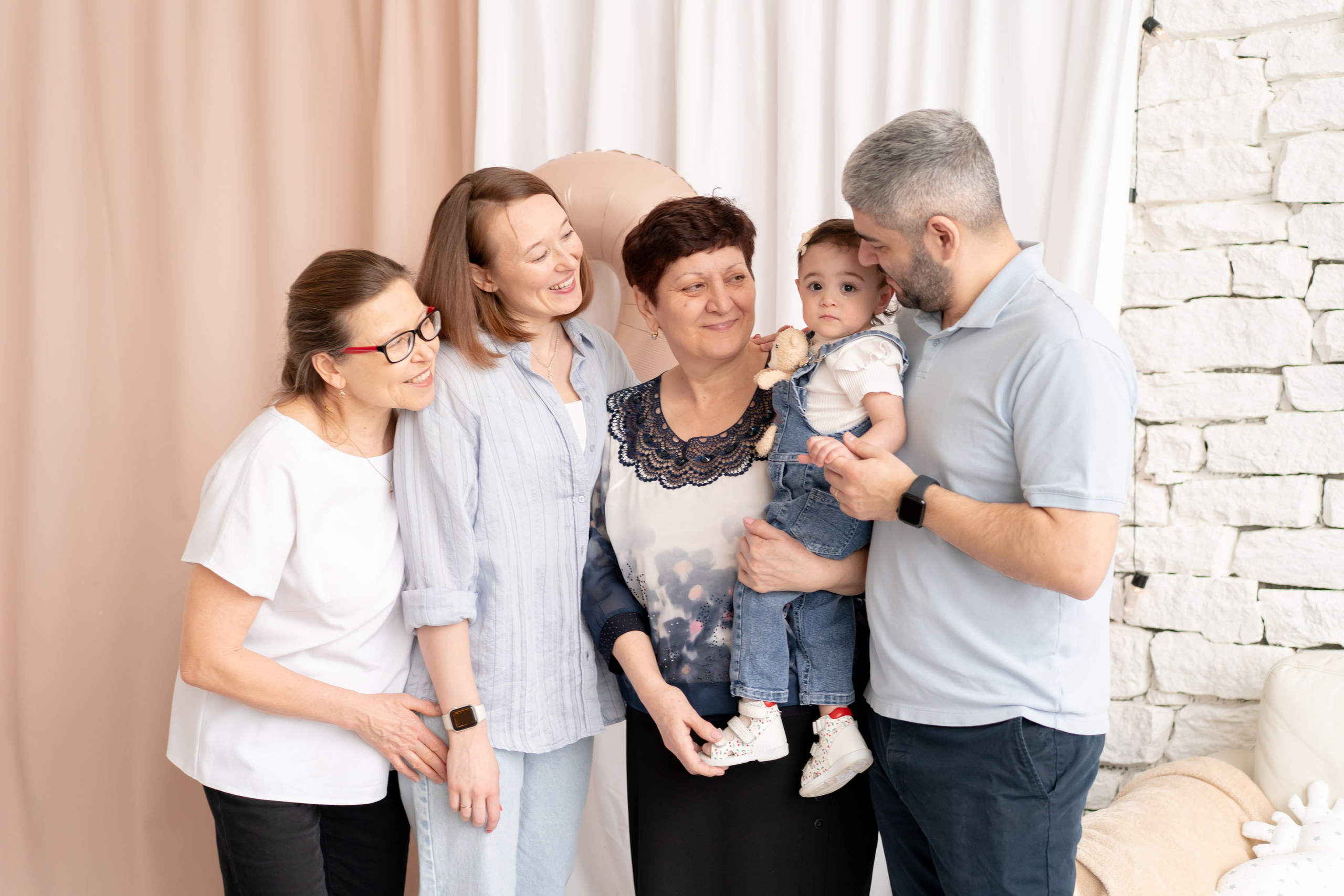 Анютке 2 года!. Детская, семейная фотостудия в Санкт-Петербурге ТЕПЛО