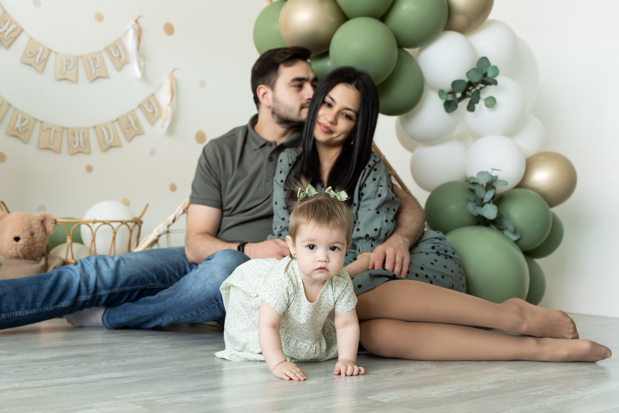 Саша, Гера и Лилу, фотосессия на 1 год. Фотограф Татьяна Мамонтова