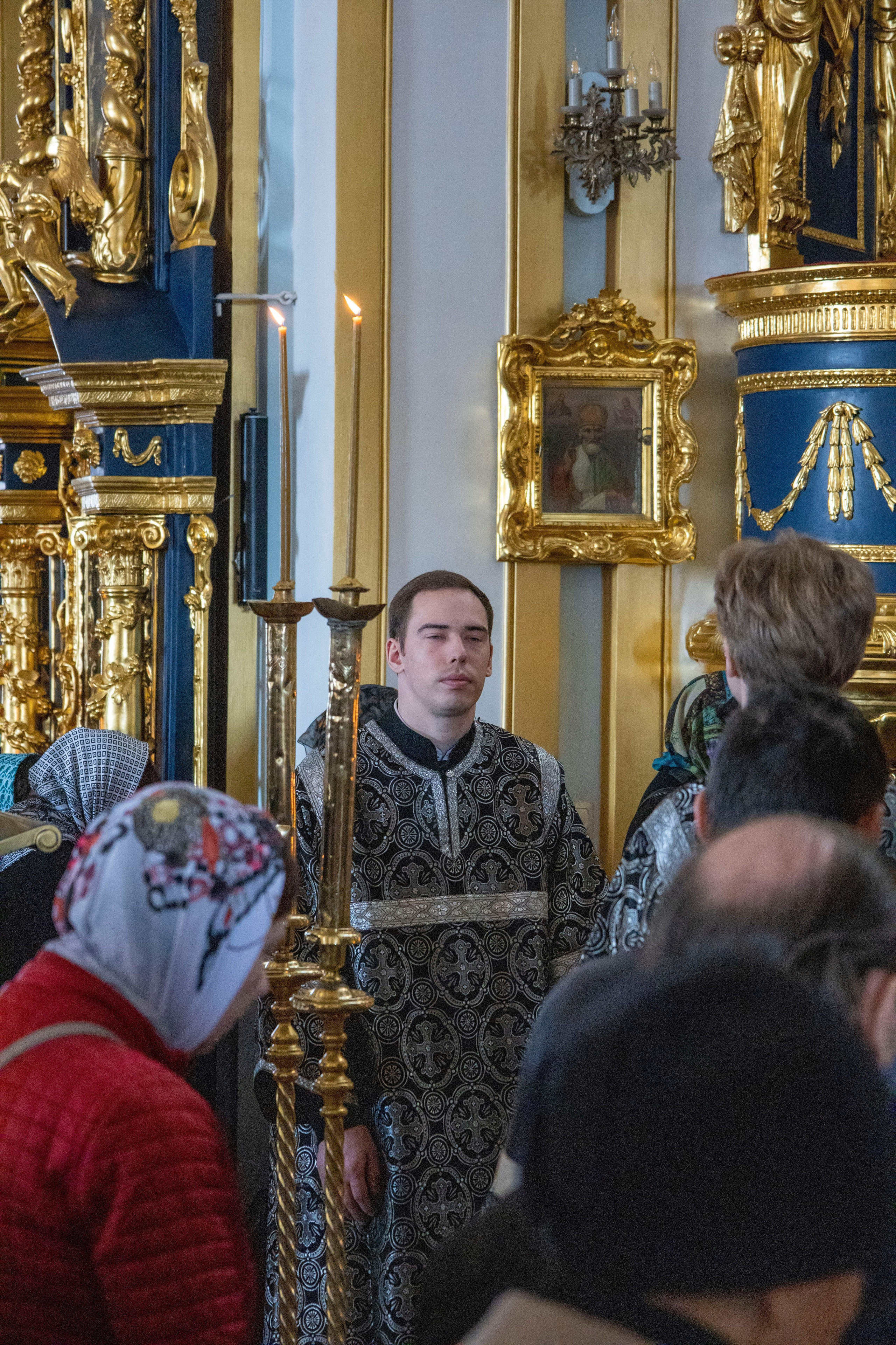 ВЕЧЕРНЯ С ВЫНОСОМ ПЛАЩАНИЦЫ. НИКОЛО-БОГОЯВЛЕНСКИЙ МОРСКОЙ СОБОР