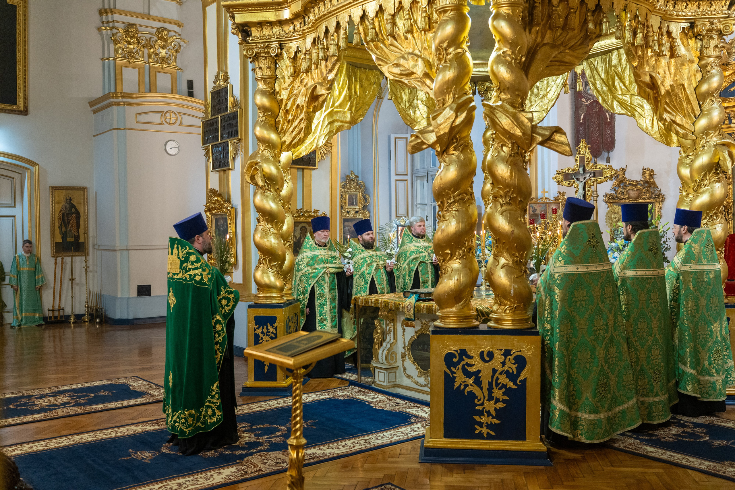 Суббота 6-й седмицы, ваий. Лазарева суббота. Воскрешение прав. Лазаря. НИКОЛО-БОГОЯВЛЕНСКИЙ МОРСКОЙ СОБОР