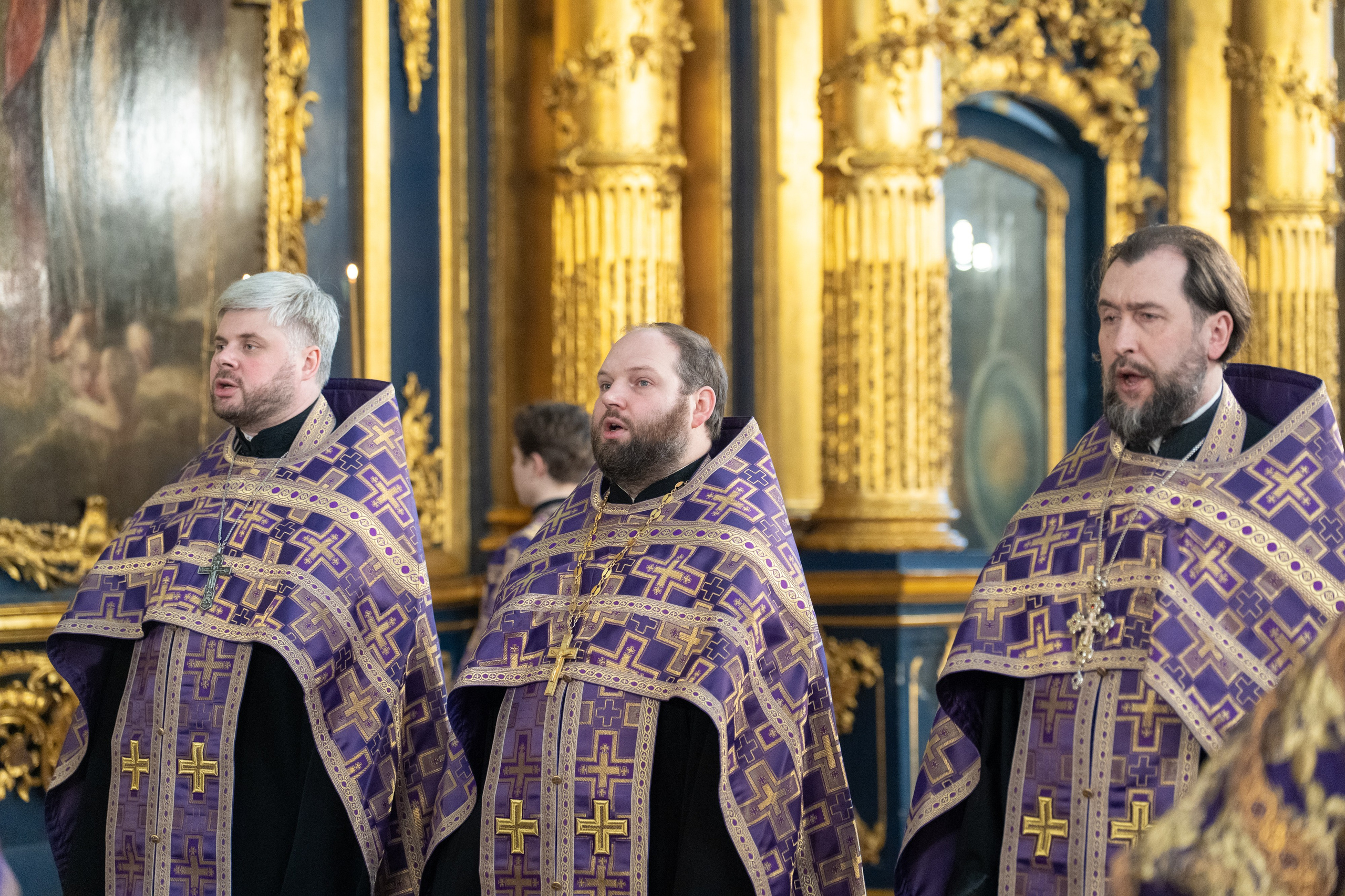 Воскресное бдение в канун Недели Крестопоклонной. НИКОЛО-БОГОЯВЛЕНСКИЙ МОРСКОЙ СОБОР