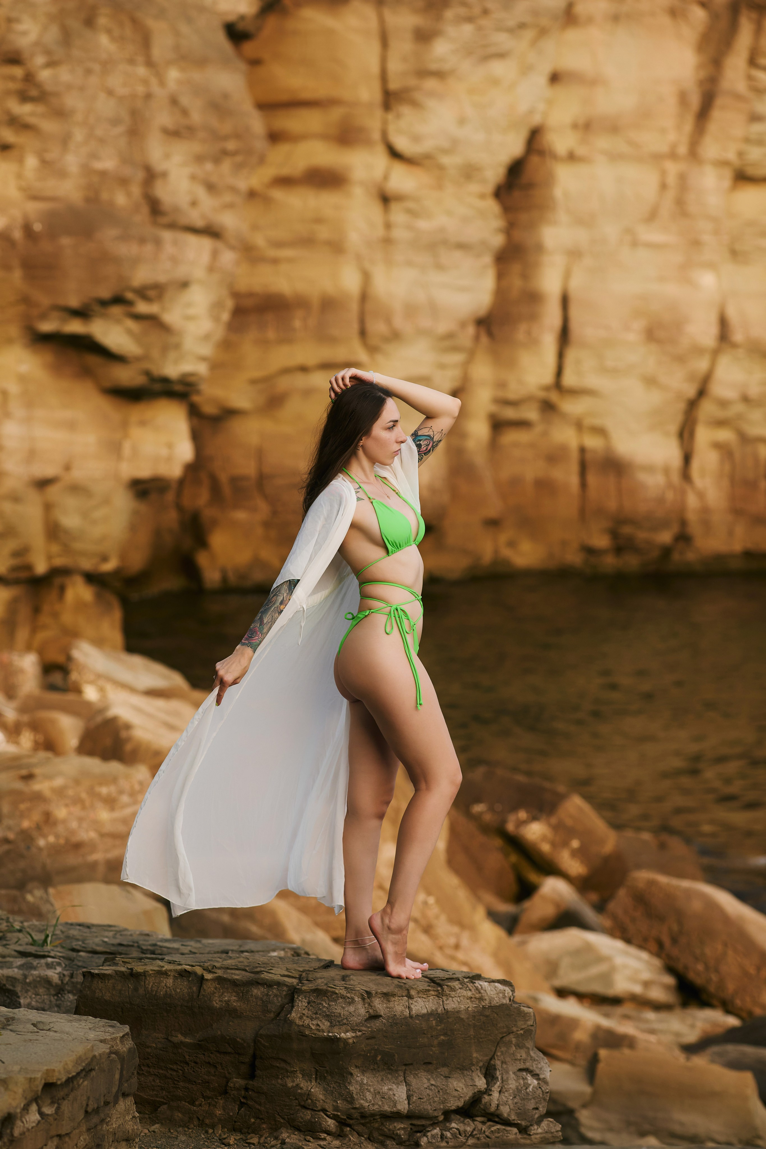 Пример женской морской фотосъёмки от фотографа Олега Мороза из города Находки