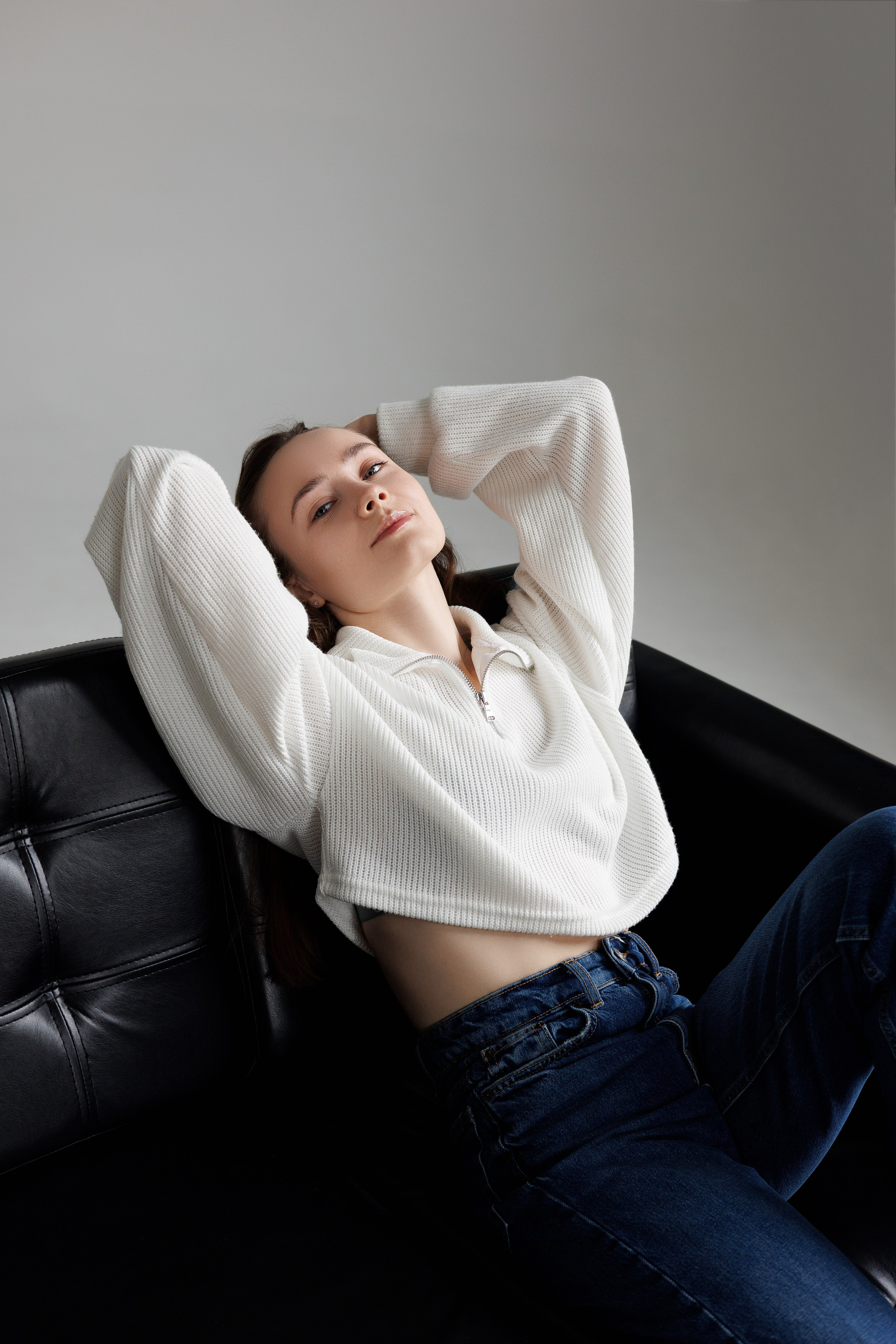 Женский портрет в студии. Фотограф Минск