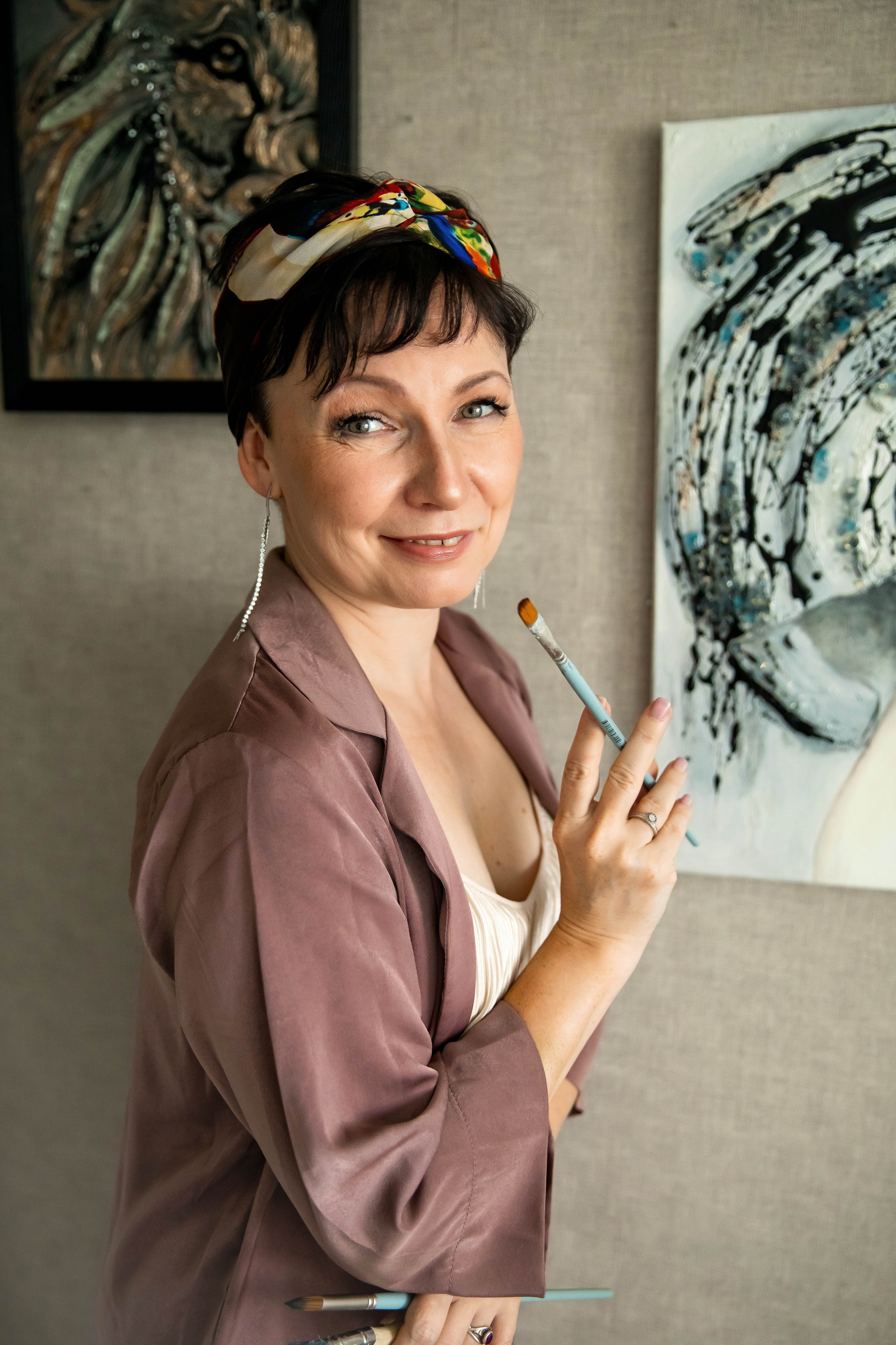 Фотосессия для художницы. Индивидуальный и семейный фотограф Ирина Москвичёва