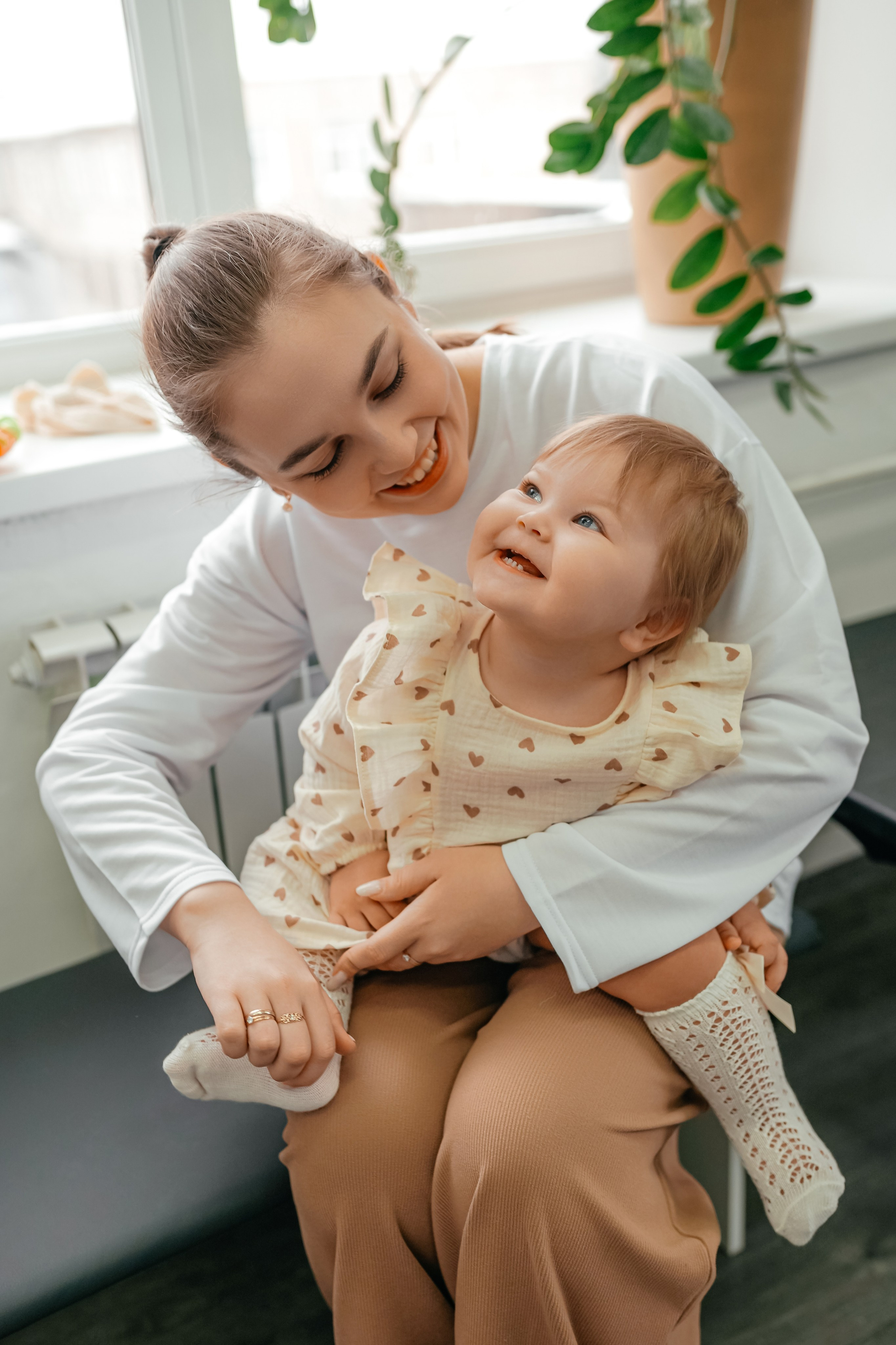 Семейная новогодняя фотосъемка в студии. Фотограф Ким Наталья в Красноярске
