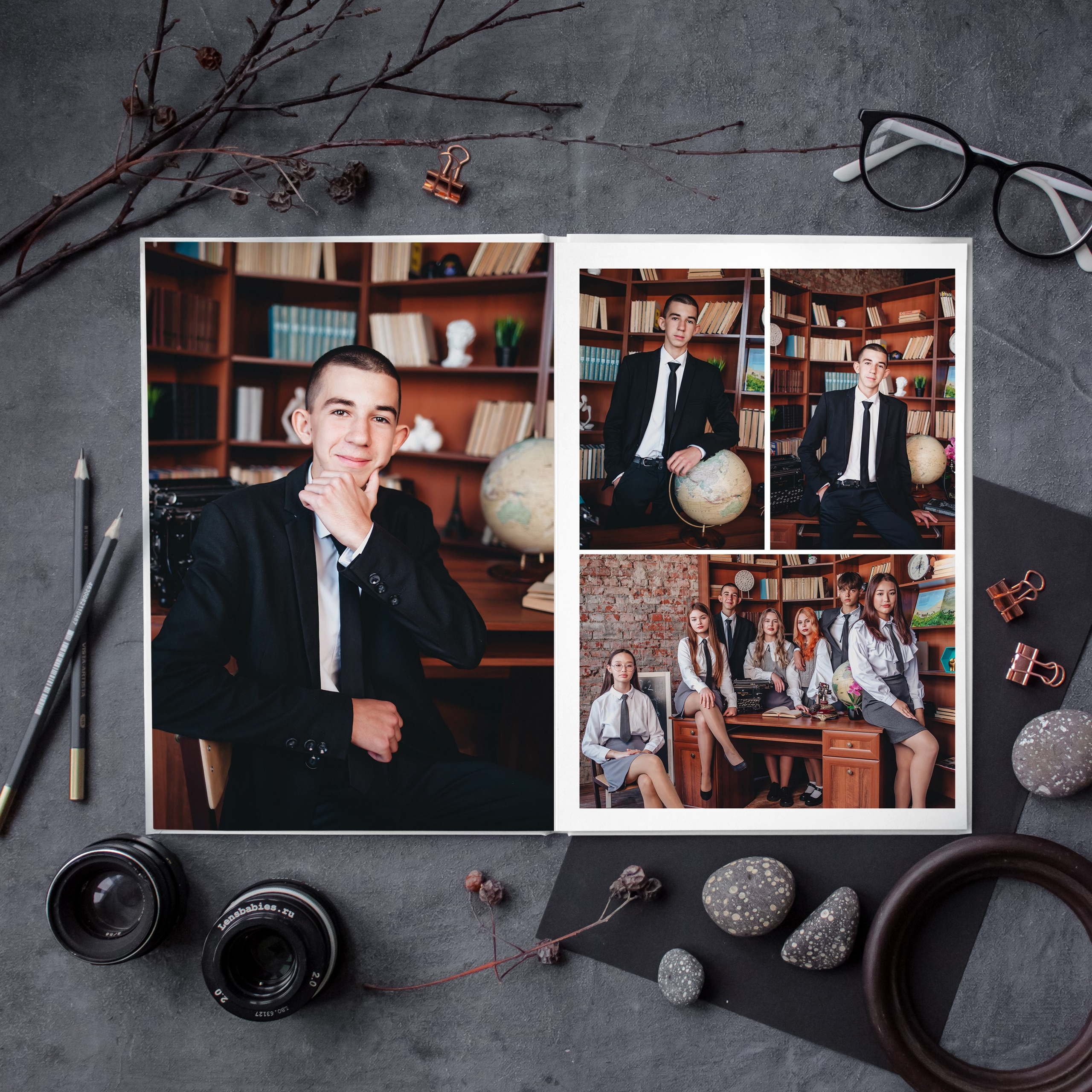 Серый. Дизайнер fotokniga_ast