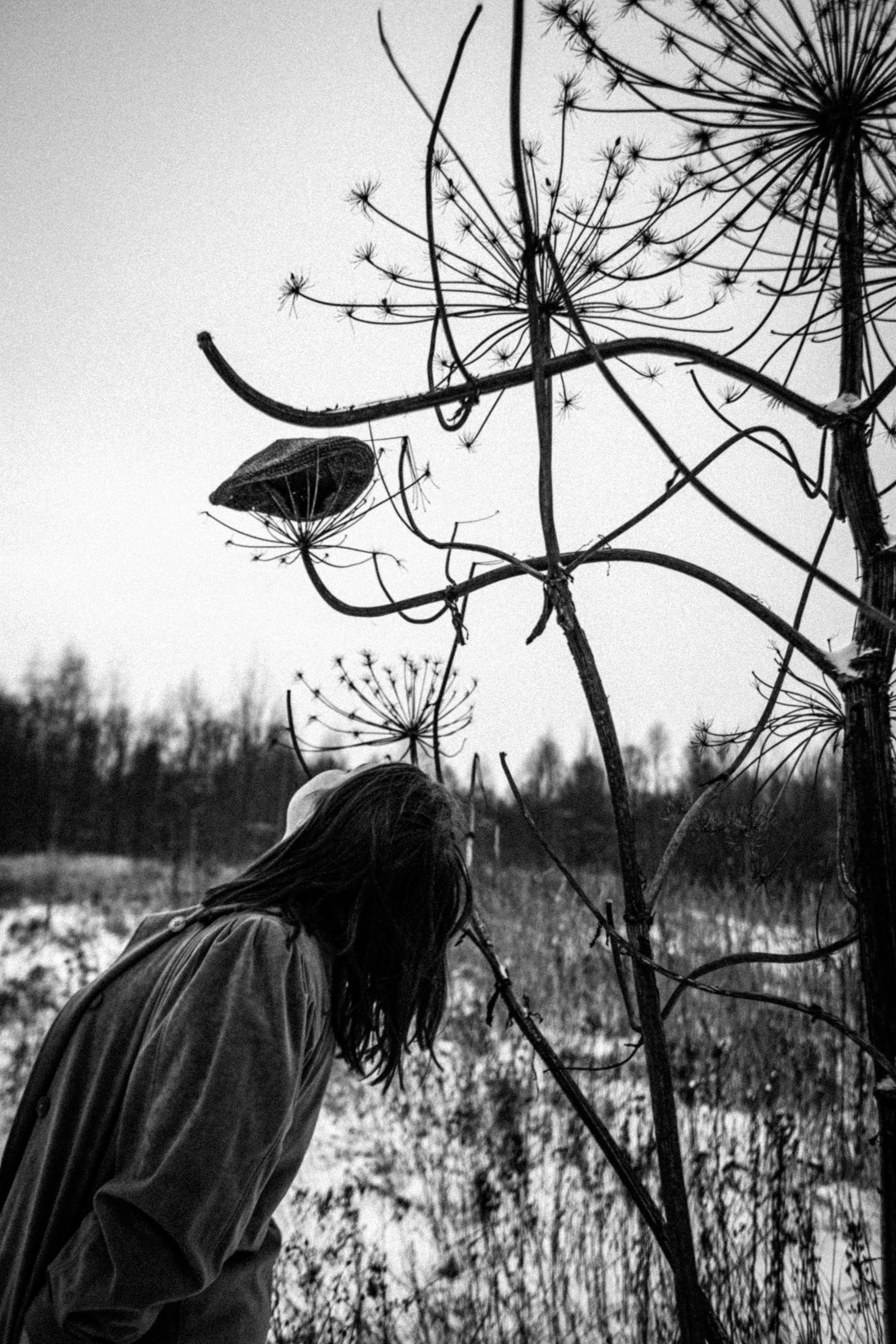 Олеся. Зимнее поле. Фотограф в Нижнем Новгороде