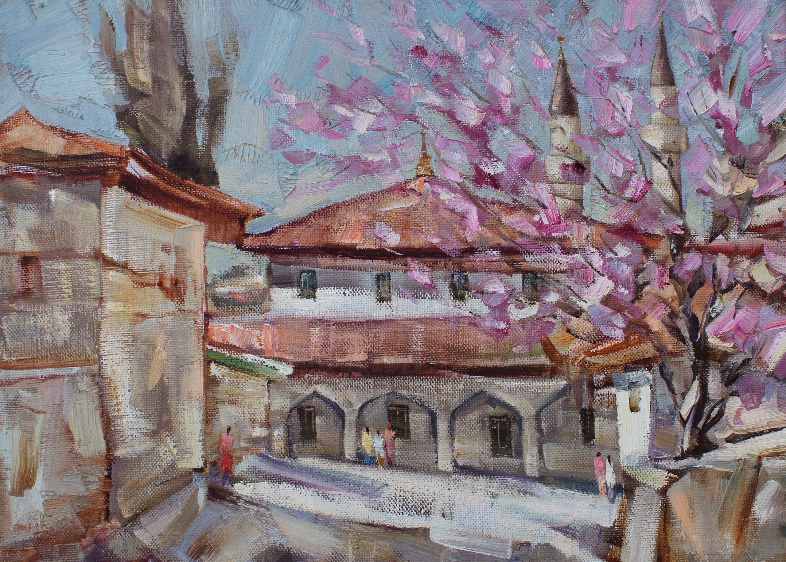 "Бахчисарай". 2025. Холст, масло. 50х70 см. Цена: 30000 руб.