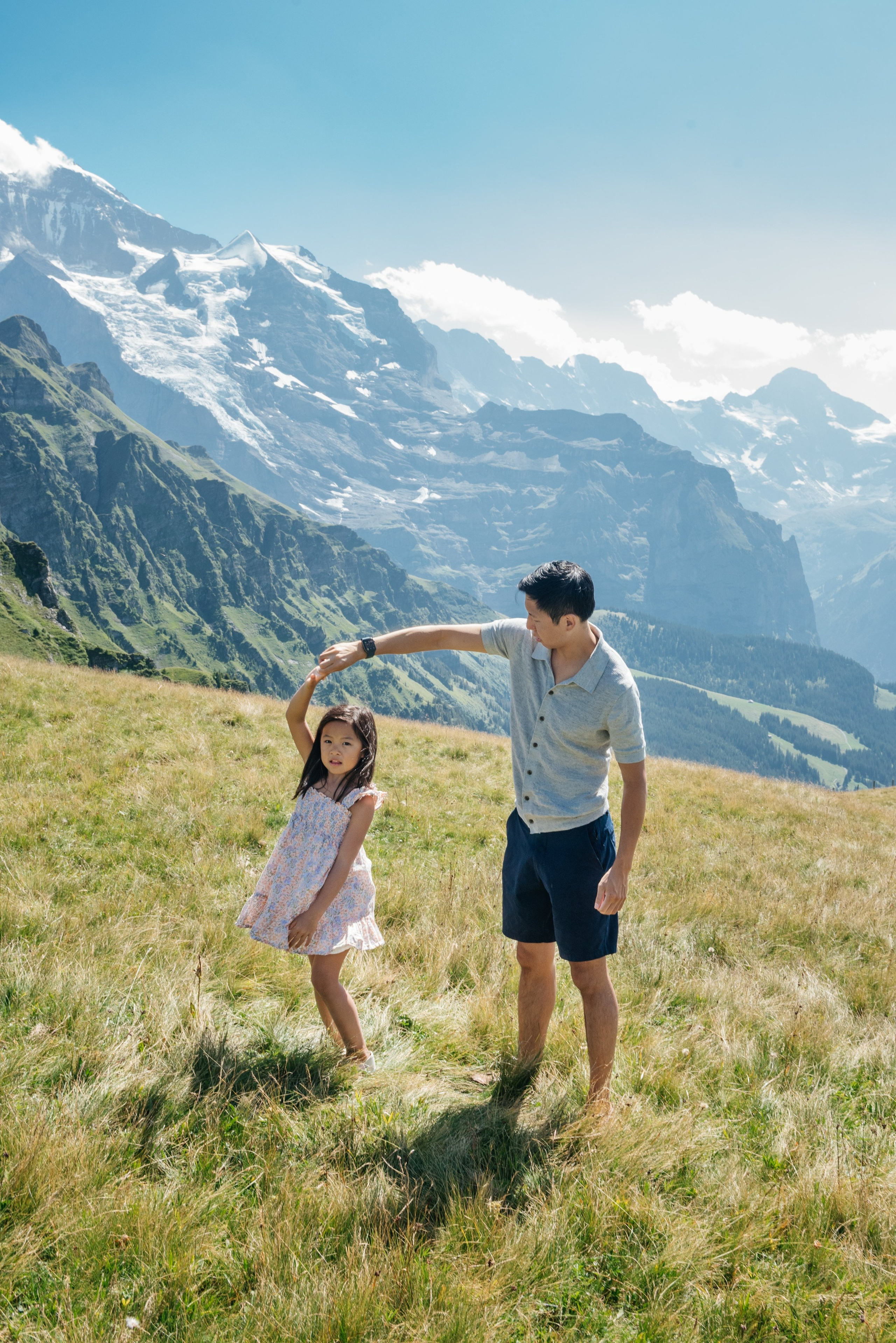Dorothy, Richard, Zoe and Liam (Mannlichen). Photographer in Interlaken area