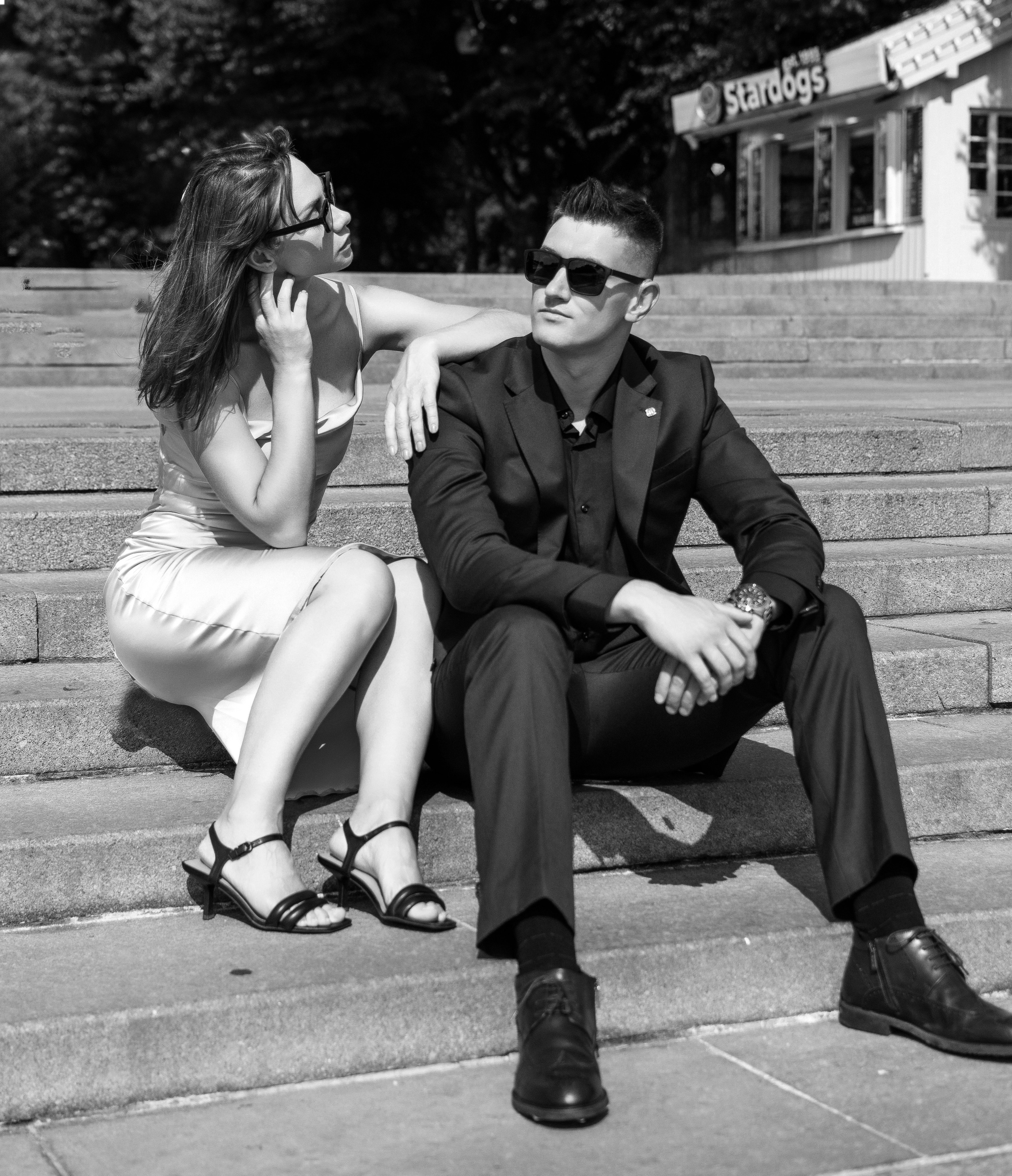 Черно-белая фотосессия в студии в Москве и Дмитрове