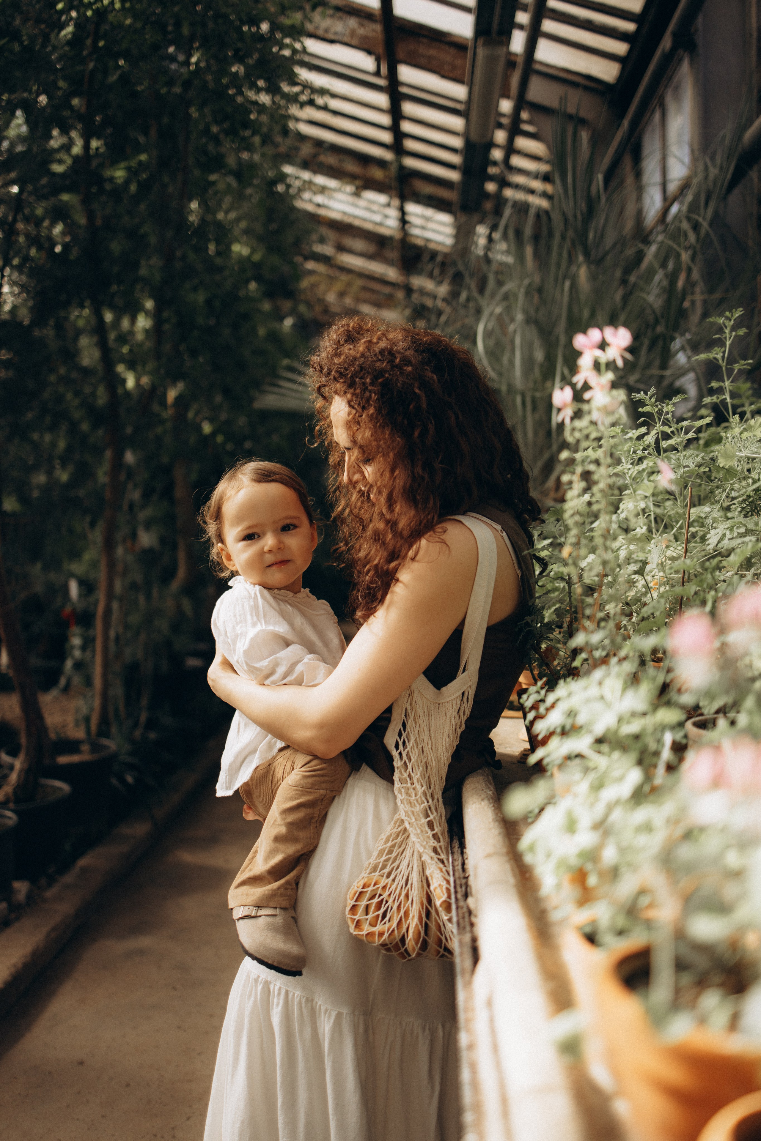 Прогулка по оранжерее. Семейный фотограф в Москве Ксения Аганина
