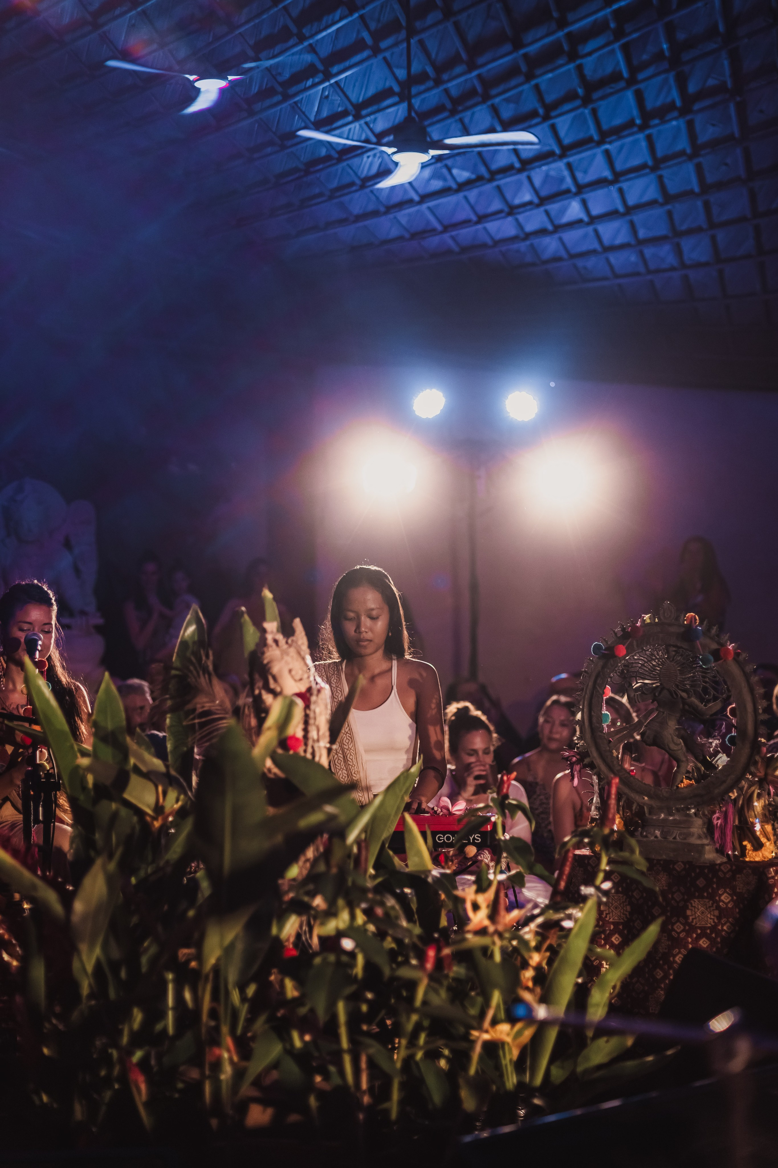 Hanuman Project kirtan at Alchemy april. Mariam Bagdasaryan