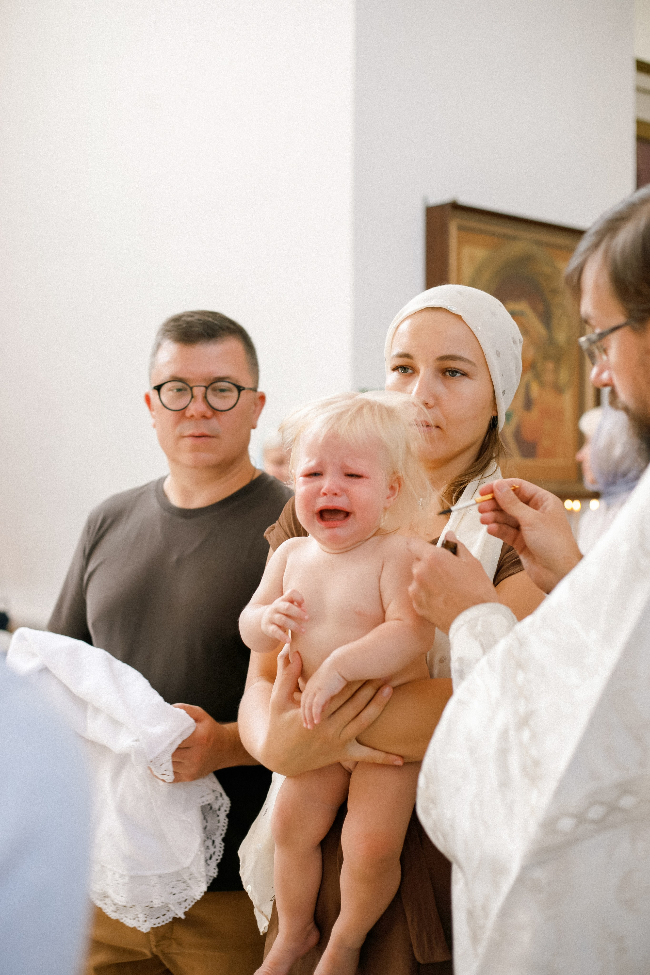 Таинство Крещения. Фотограф Карина Орехина из Ярославля