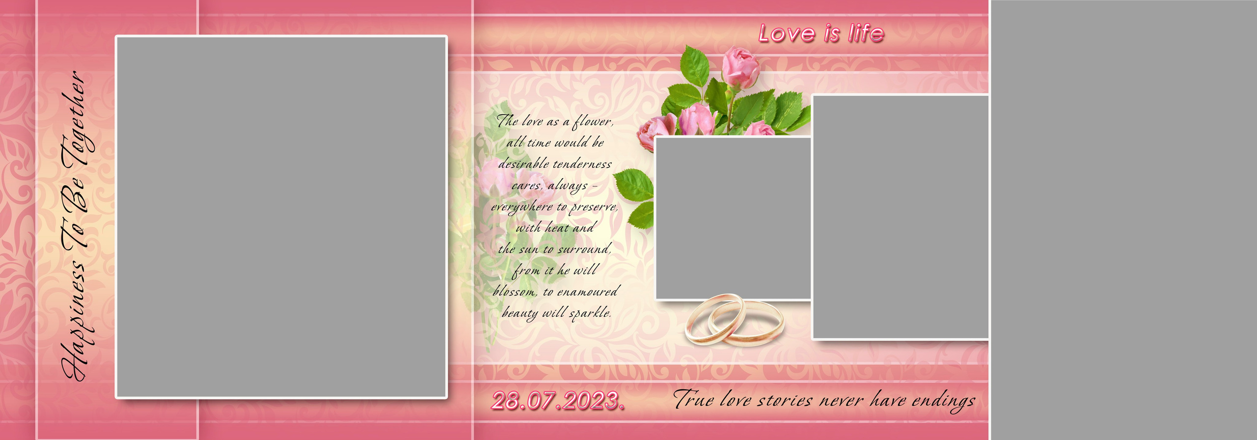 Дизайн альбом СВАДЕБНЫЙ «Розовая нежность». Medlori fotobook Выпускные альбомы в Липецке Лариса Медведева