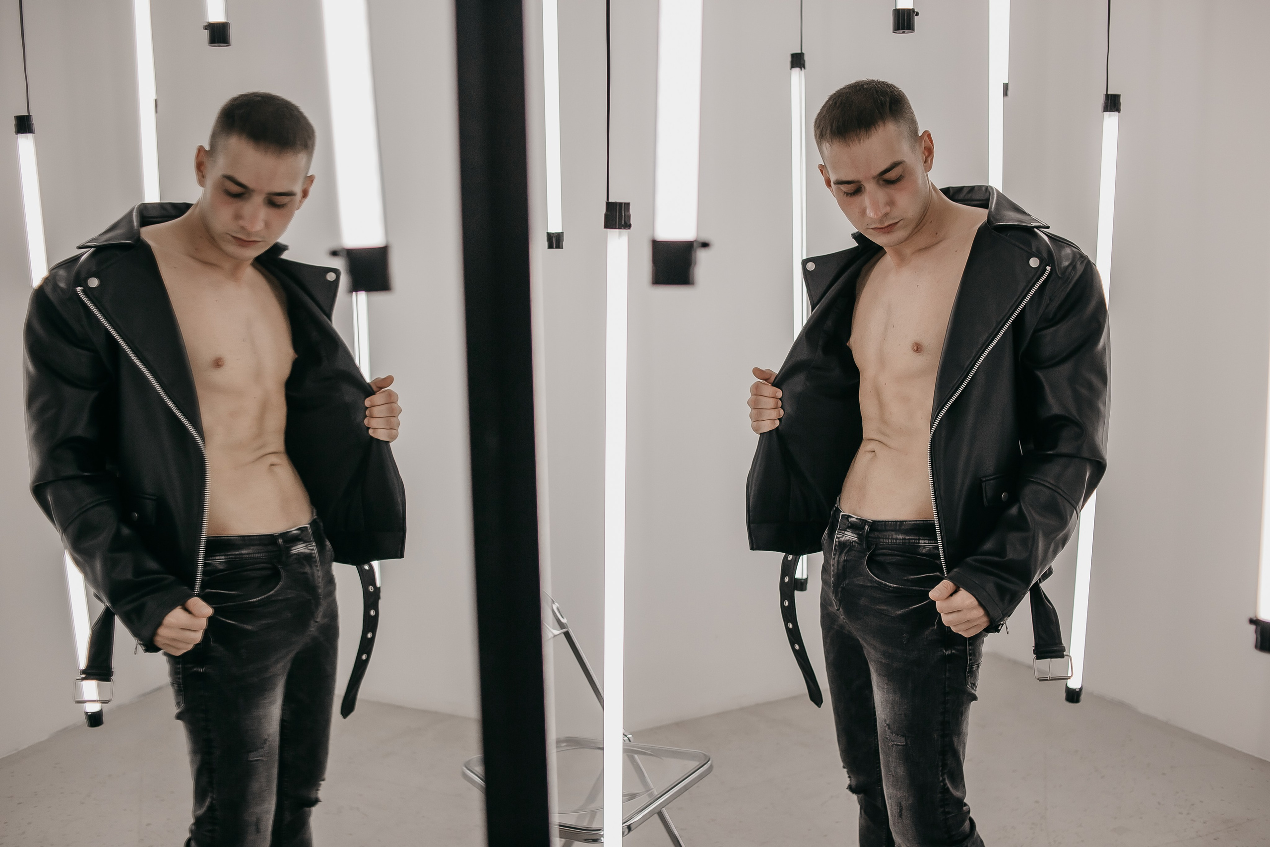 Евгений. Фото в неоне. Фотограф Регина Крикунова г. Красноярск