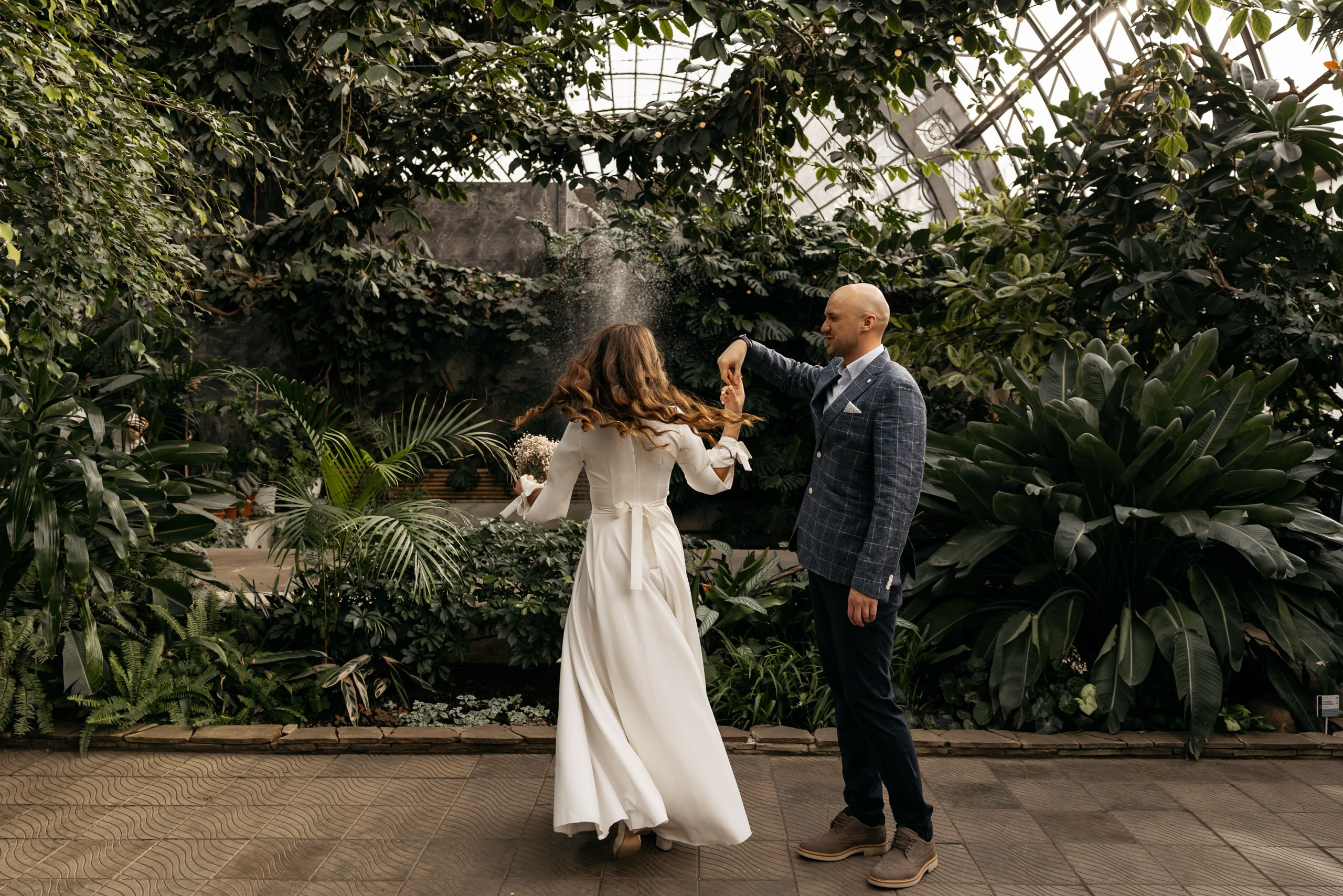 свадебный день в оранжереи таврического сада