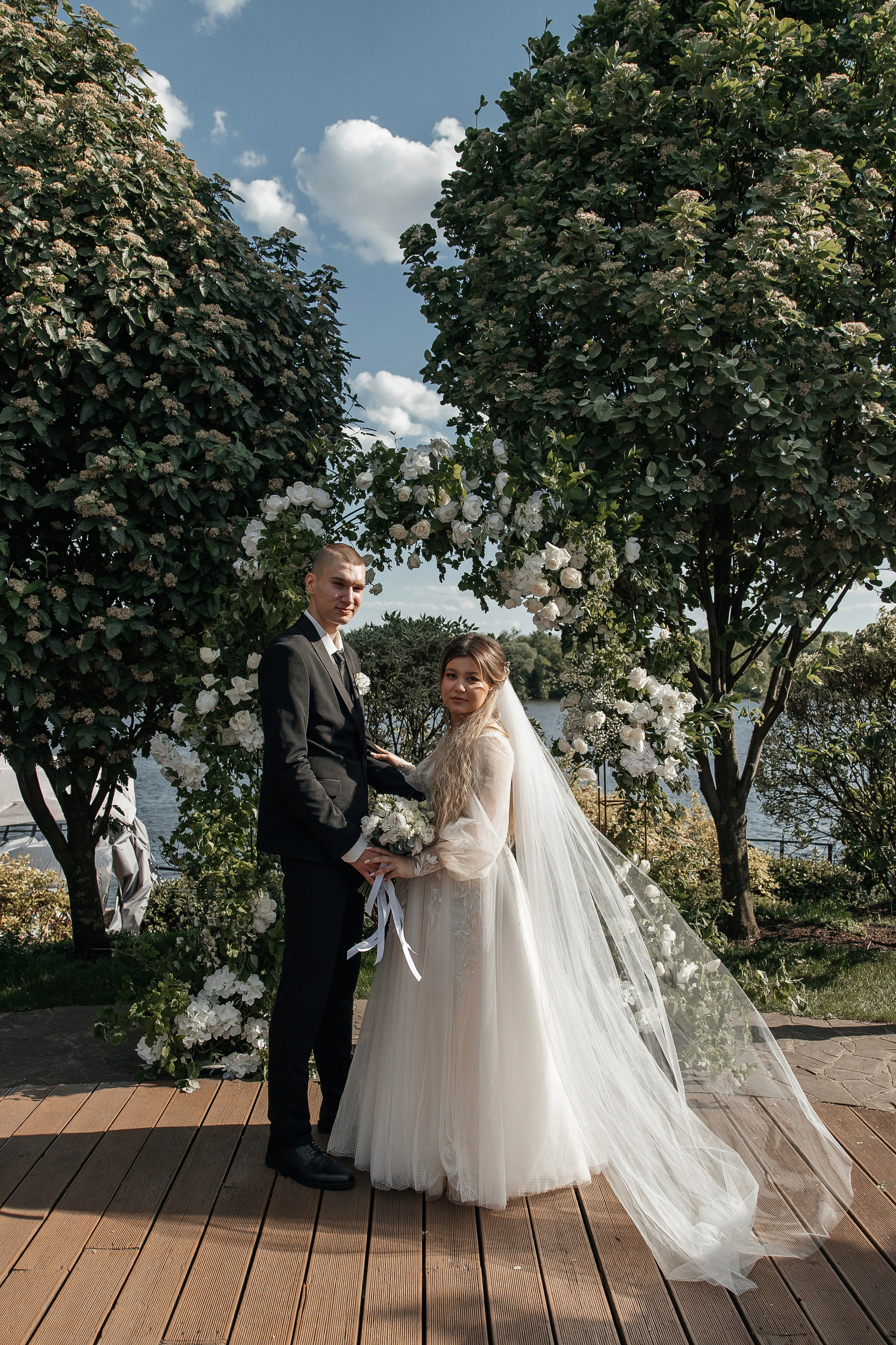Выездная церемония в Капитан Клуб Жуковский. Свадебный фотограф в Москве Дарья Олендарёва