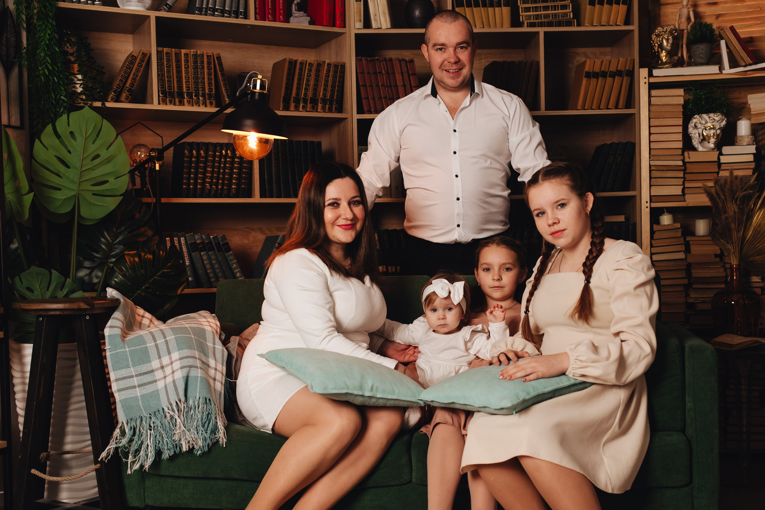 Семейная новогодняя фотосессия. Фотограф Елена Кириллова