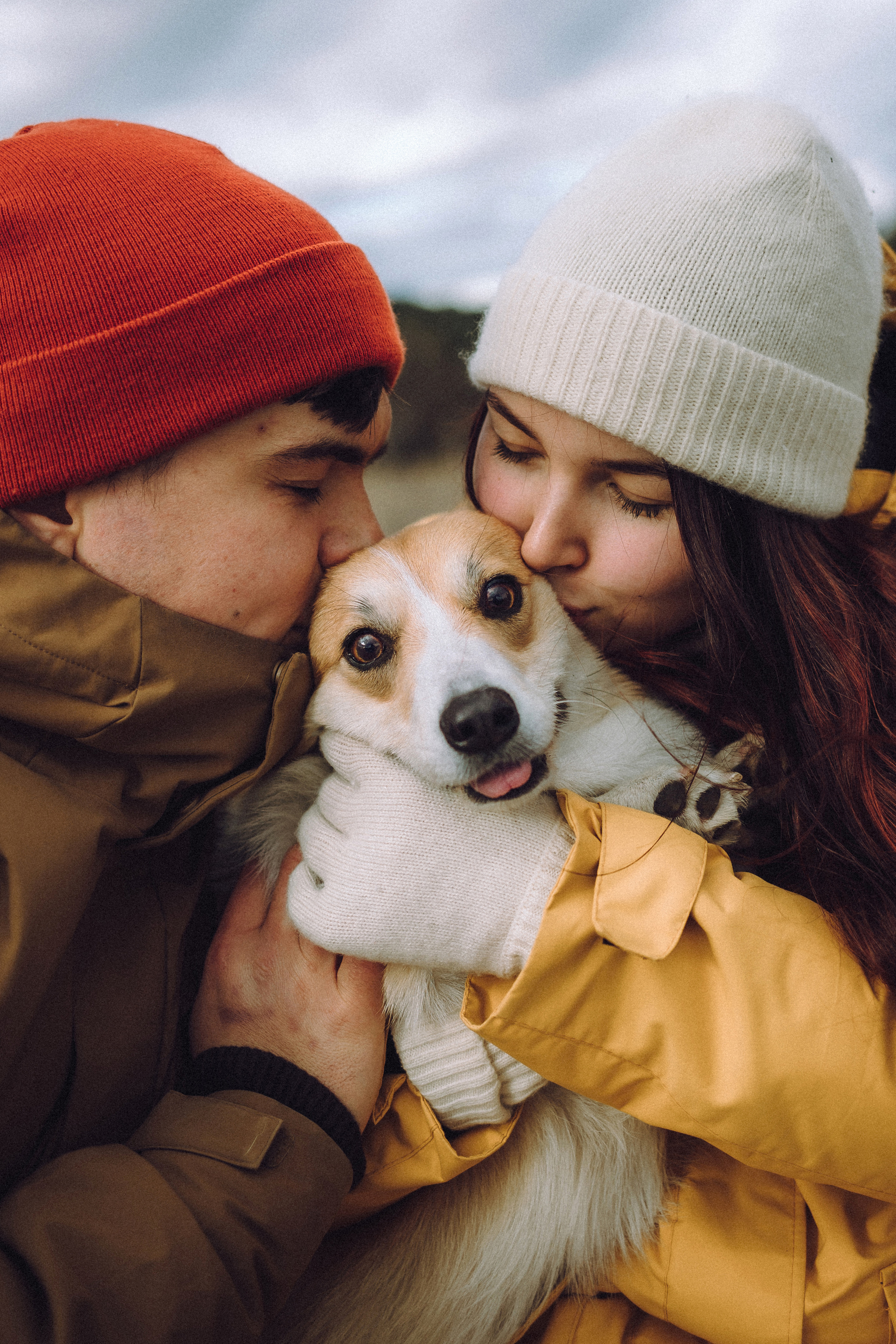 Фотосессия корги Дийкстры, Маши и Жени