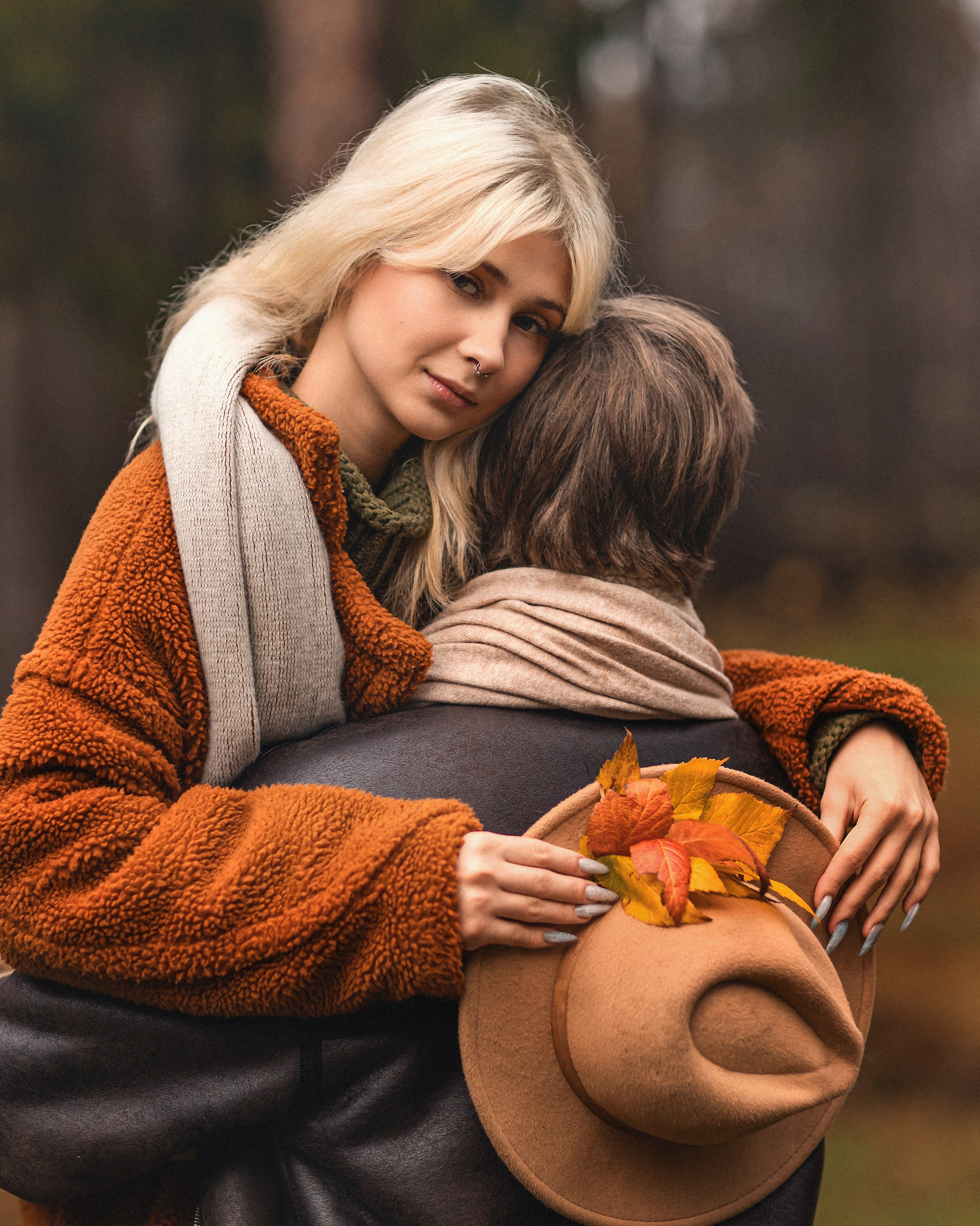 Осенняя лавстори. Детский и семейный фотограф Елена Михайлова в Москве