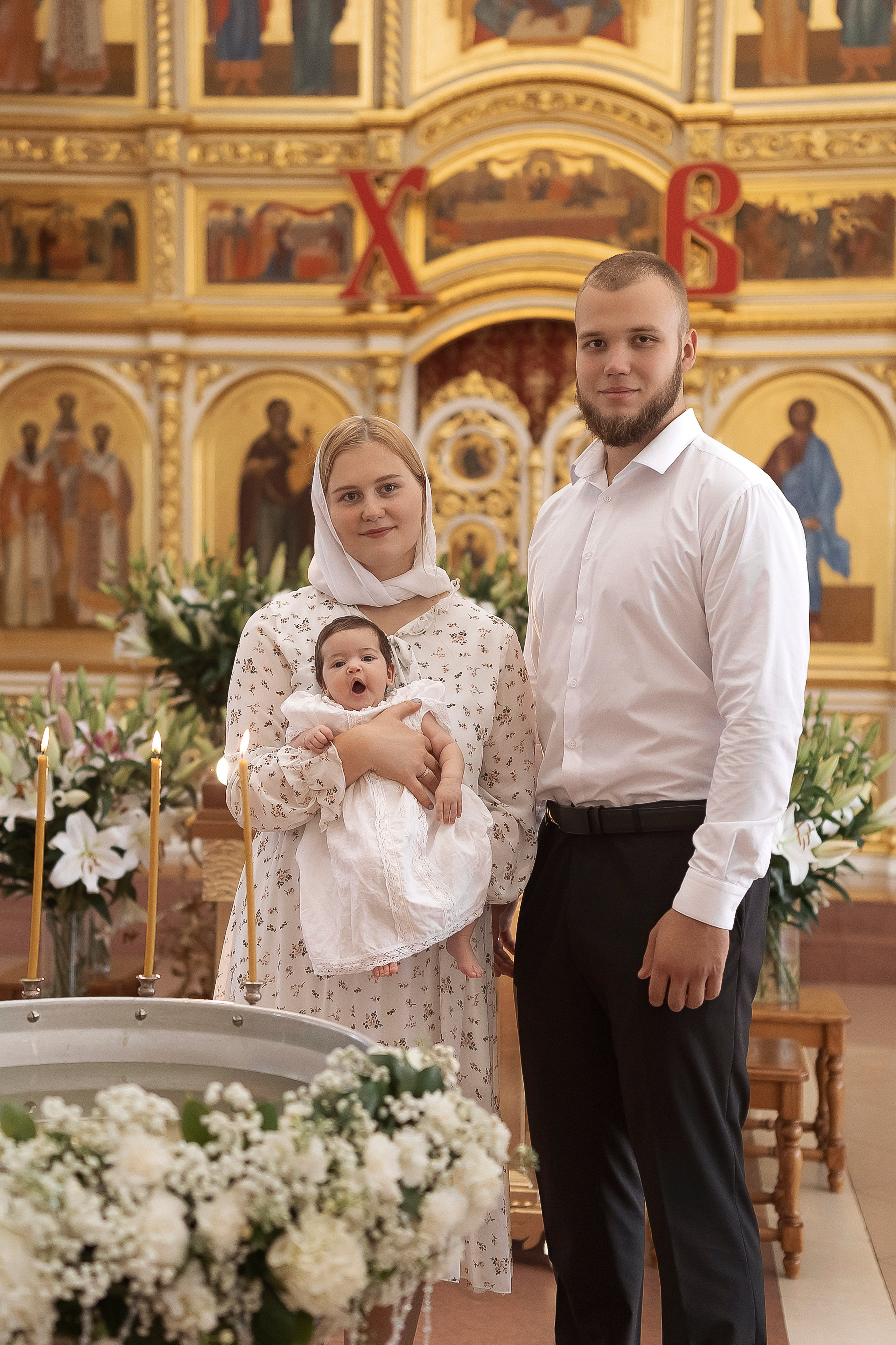 Крещение Варвары. Семейный и свадебный фотограф в Москве Леванова Александра