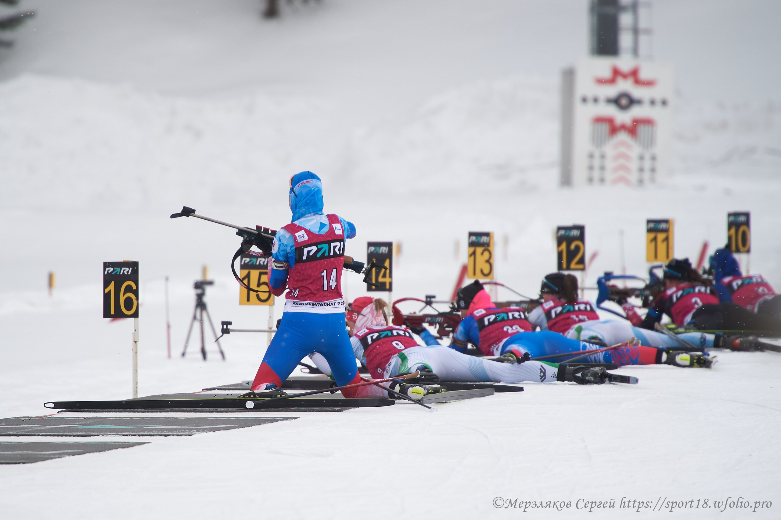 Биатлон. Ижевская винтовка 2023. Спортивный репортажный фотограф в Ижевске Сергей Мерзляков