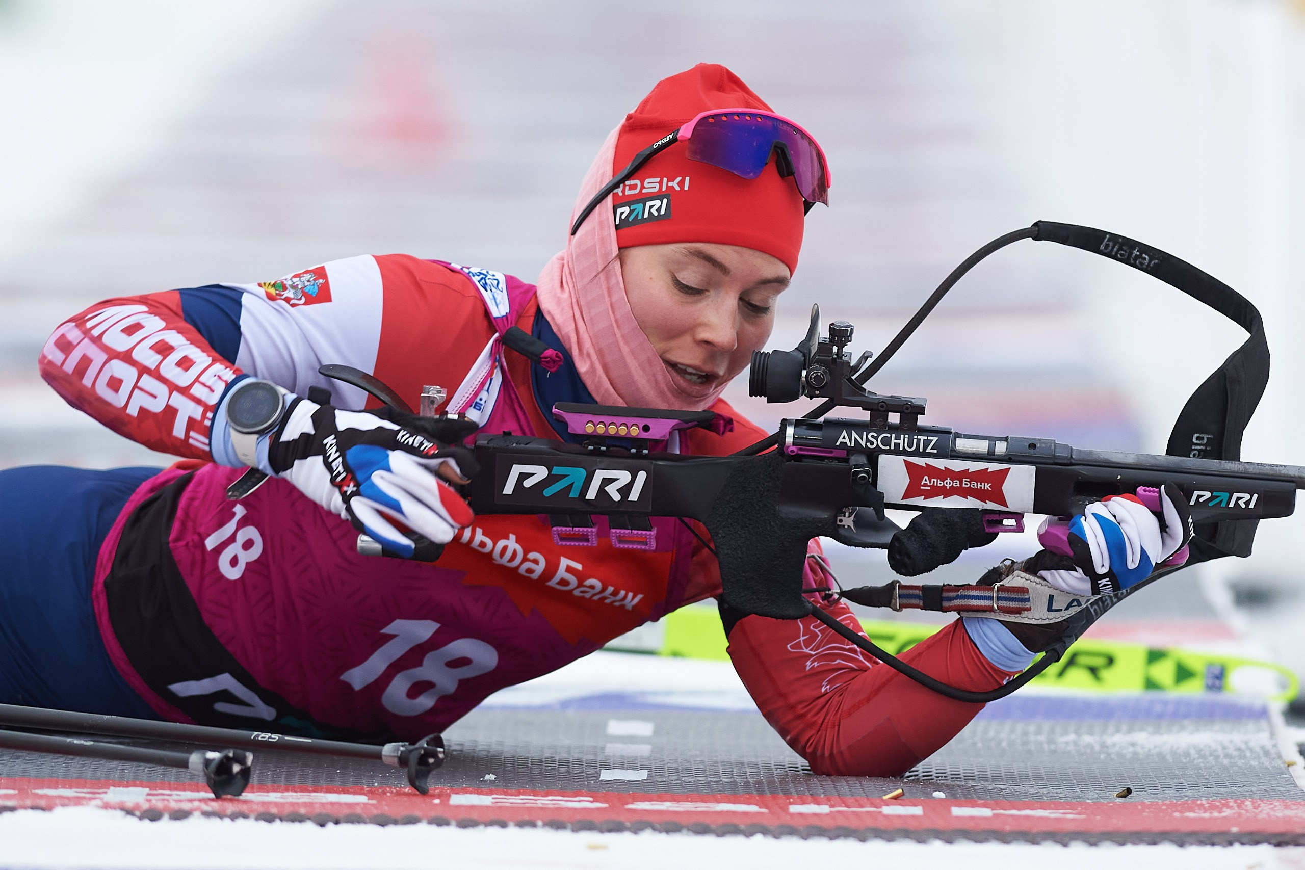 Биатлон. Чемпионат России — 2024/2025, 3-й этап, Ижевск. Ижевская винтовка. Спортивный репортажный фотограф в Ижевске Сергей Мерзляков